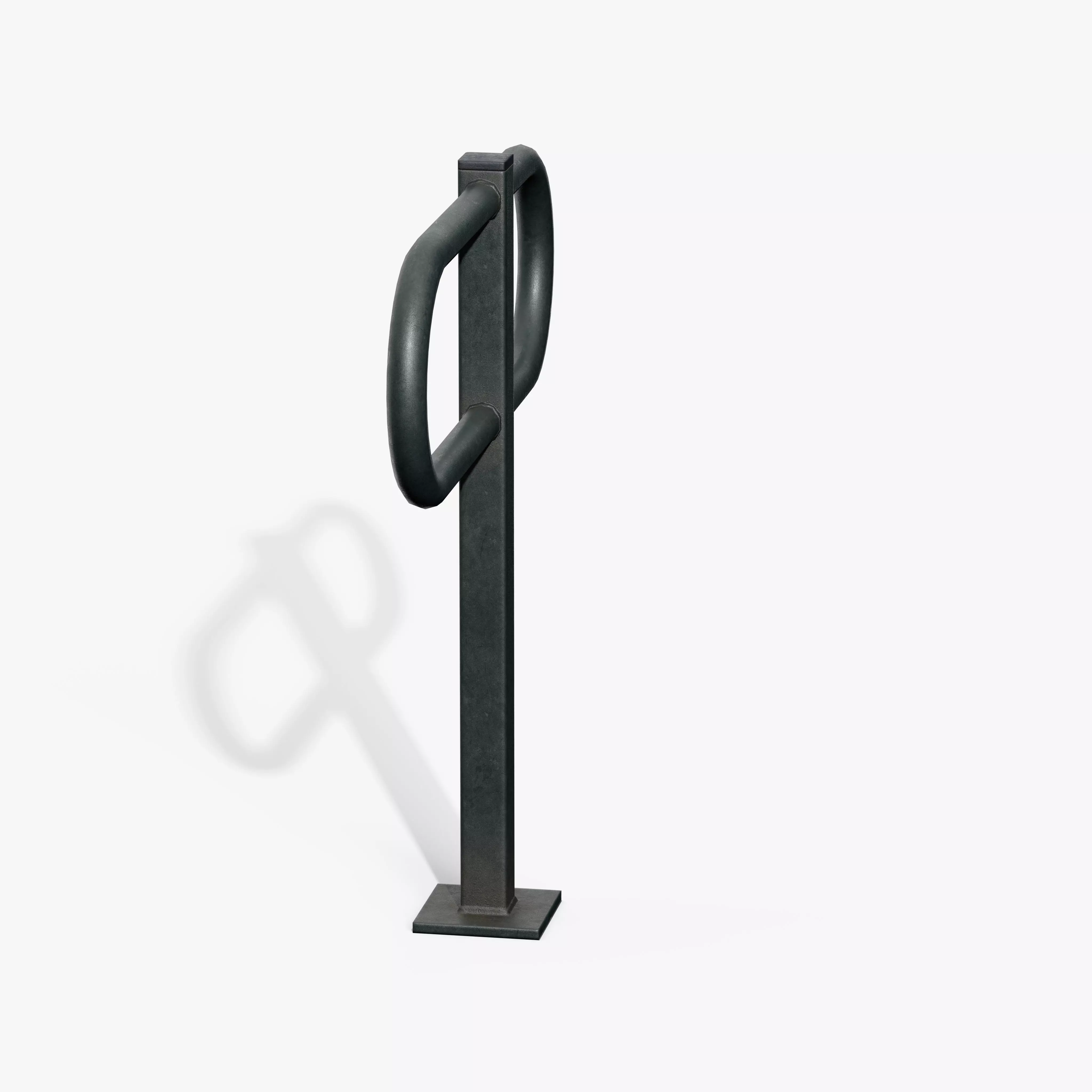 Bicycle Stand Type C Low-poly 3D model_7