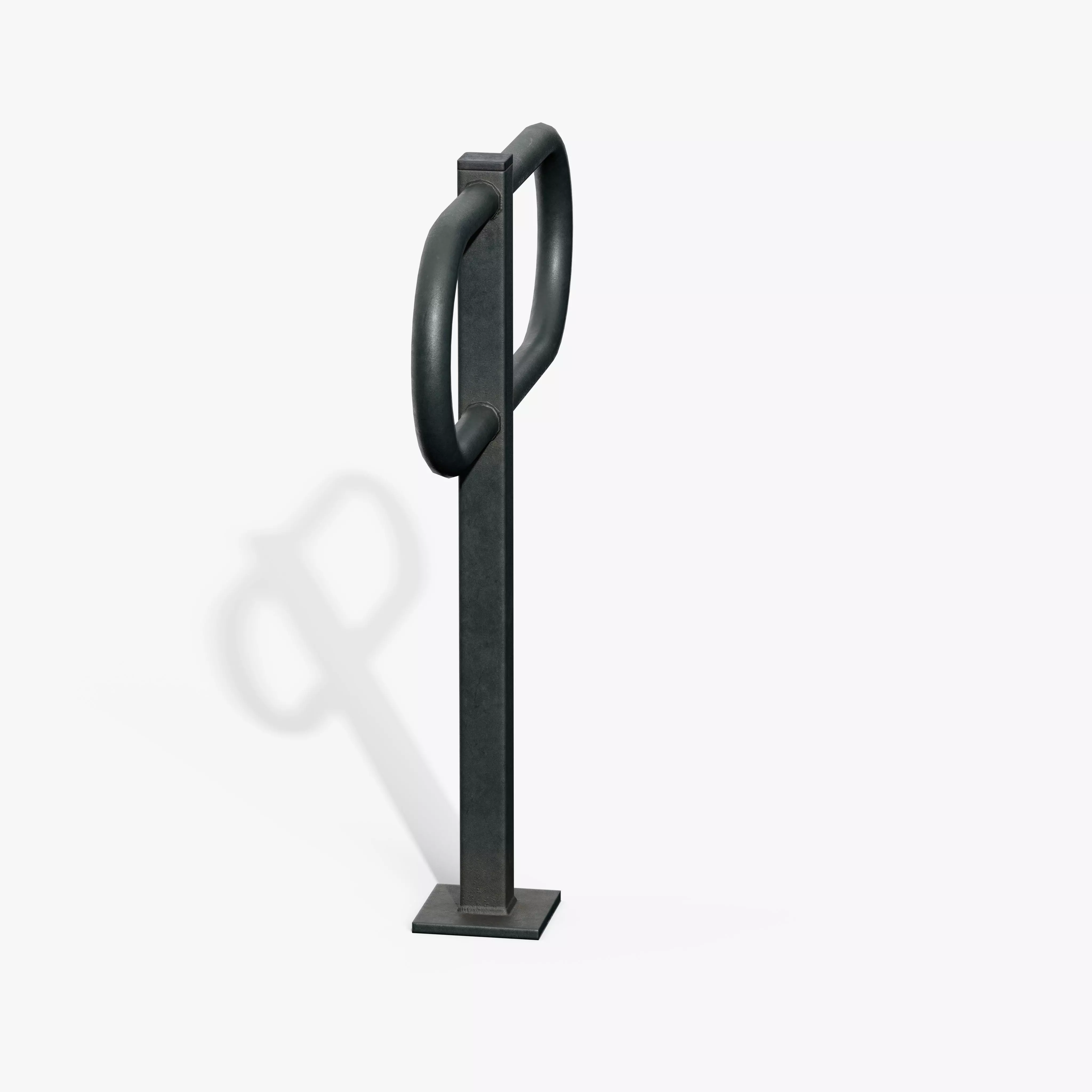 Bicycle Stand Type C Low-poly 3D model_3