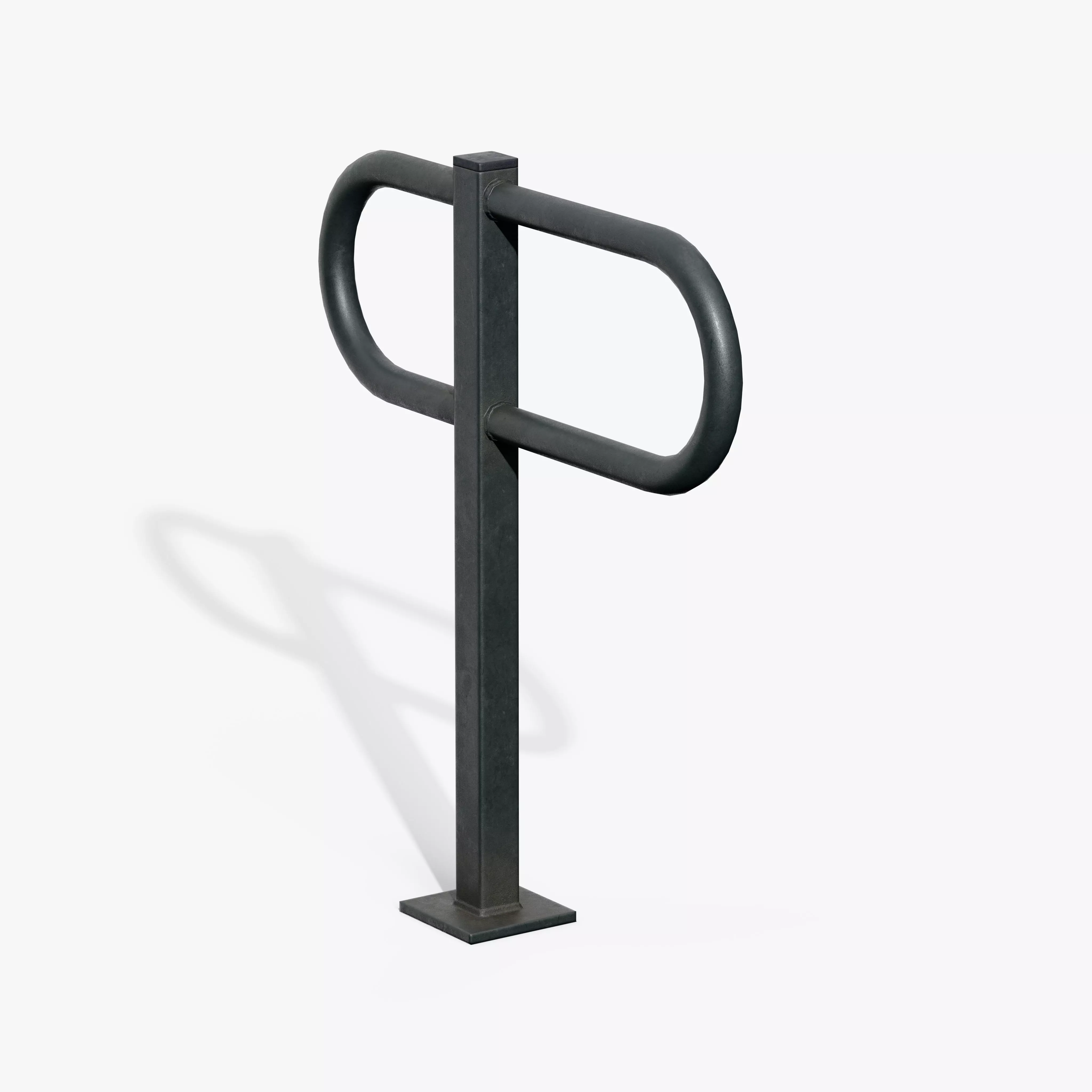 Bicycle Stand Type C Low-poly 3D model_8