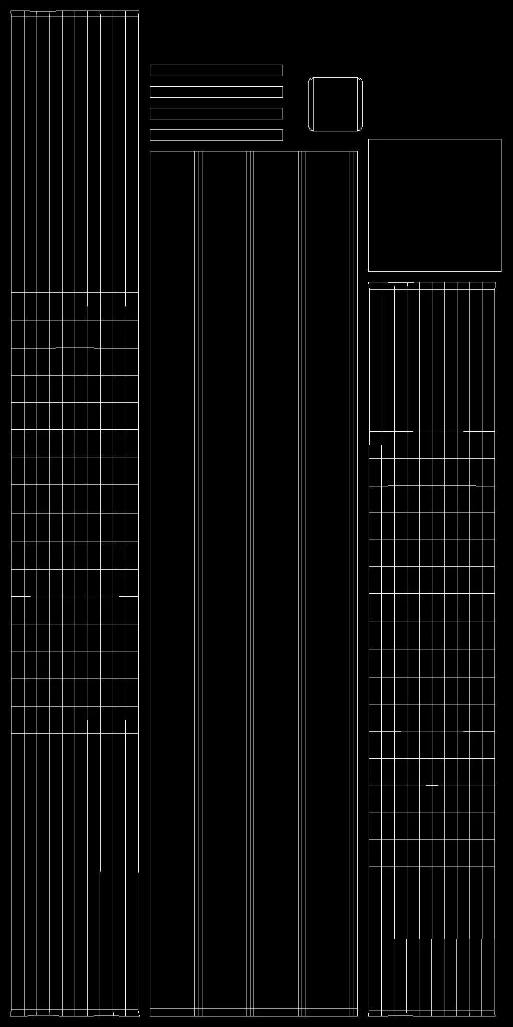 Bicycle Stand Type C Low-poly 3D model_12