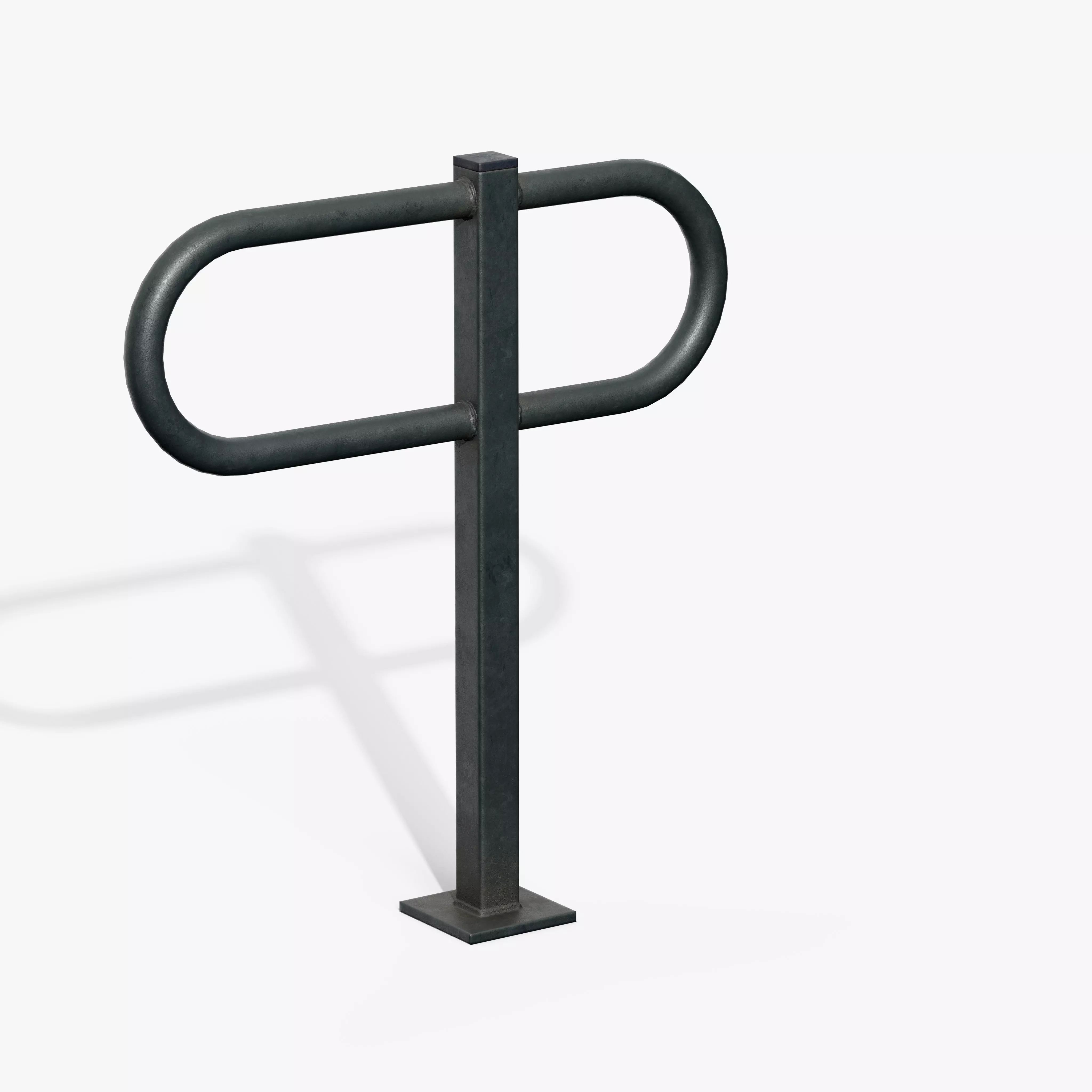 Bicycle Stand Type C Low-poly 3D model_6