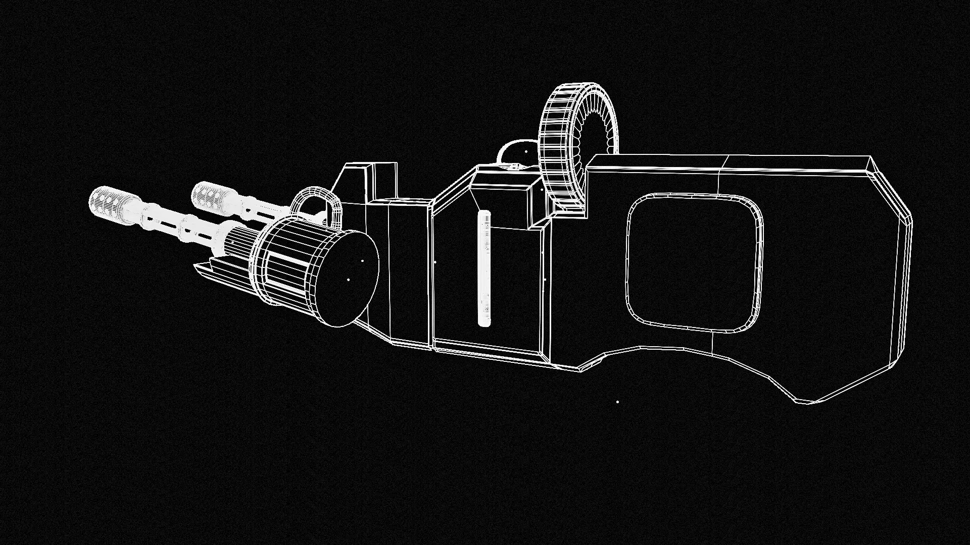 Portable Gatling Gun 3D model_9
