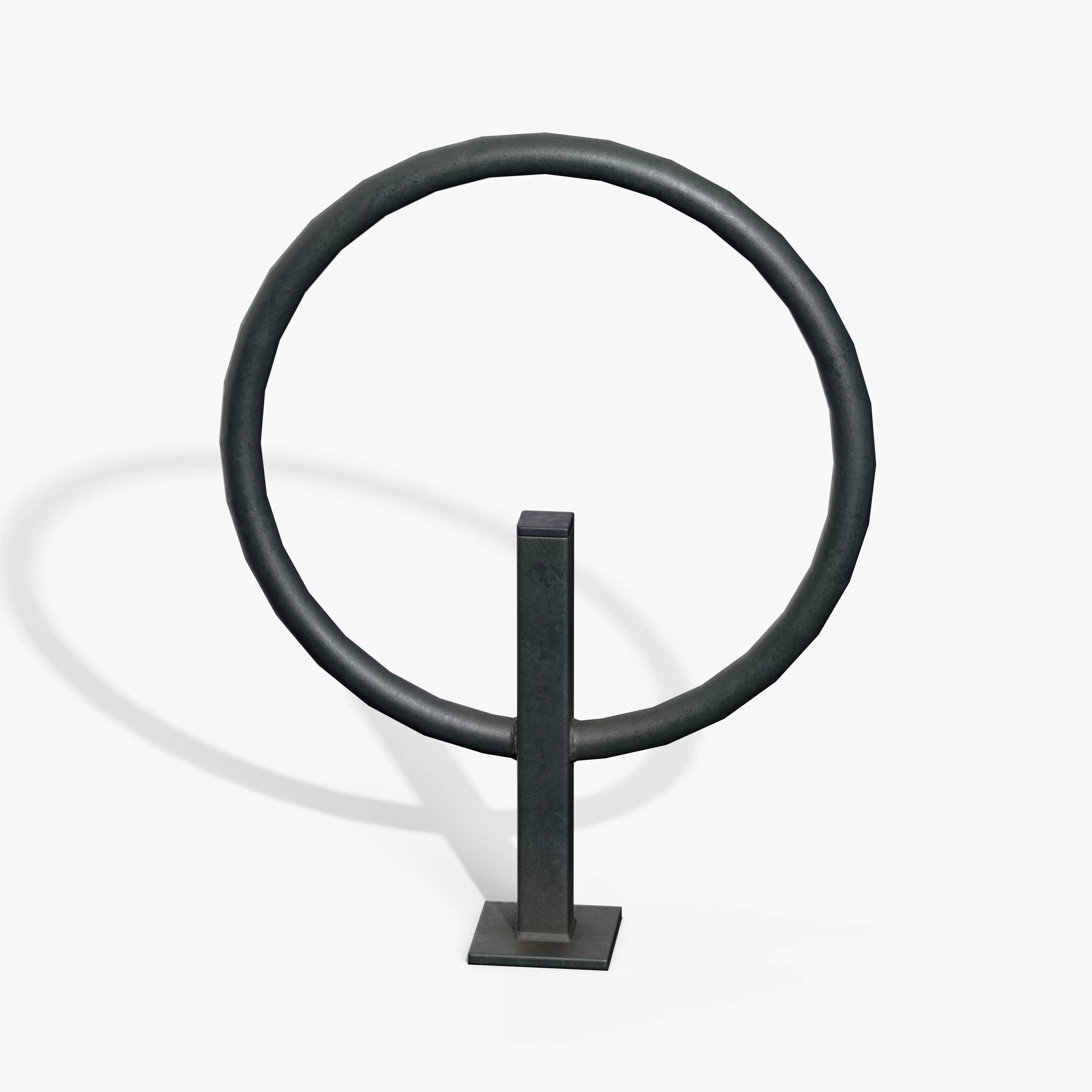 Bicycle Stand Type D Low-poly 3D model_4