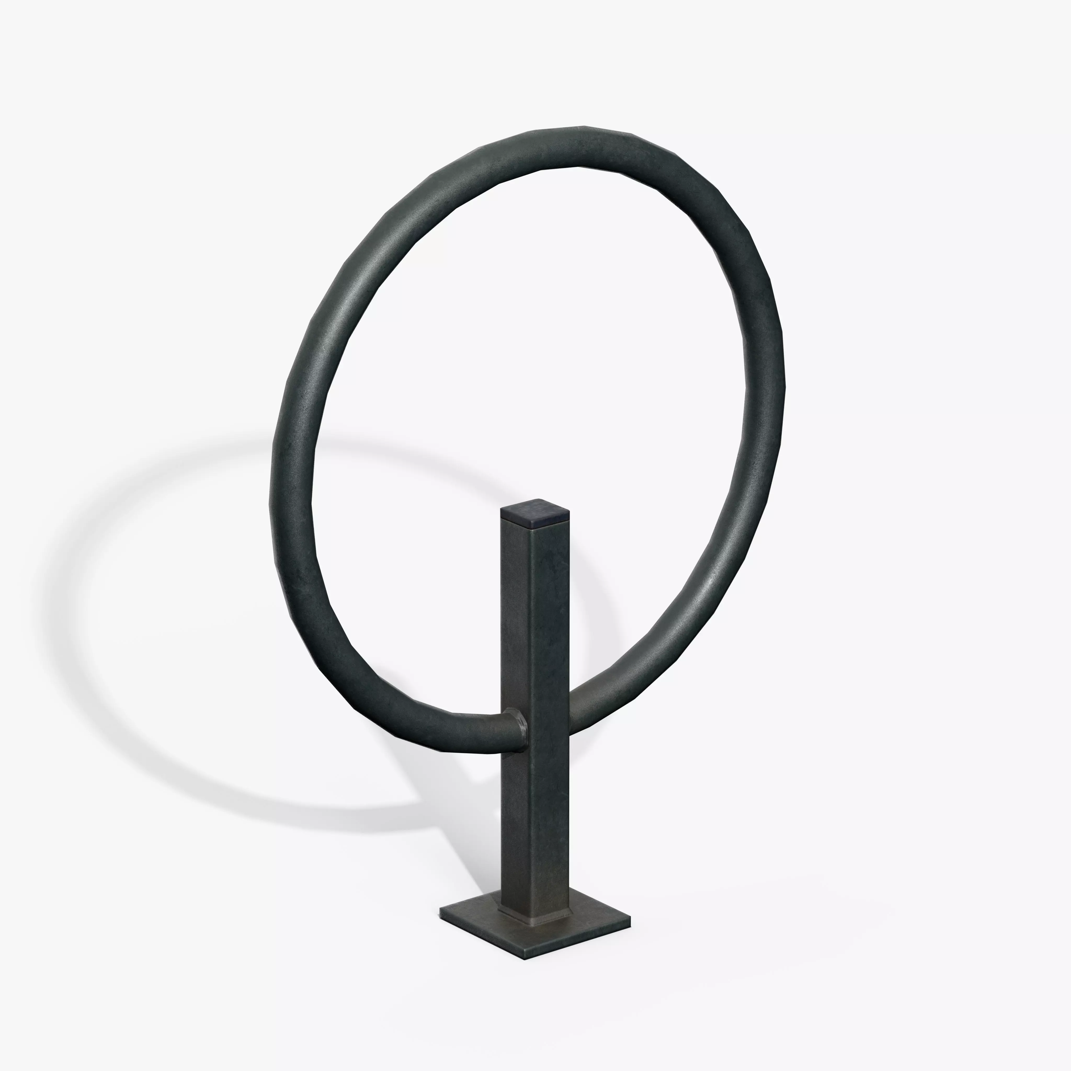 Bicycle Stand Type D Low-poly 3D model_5