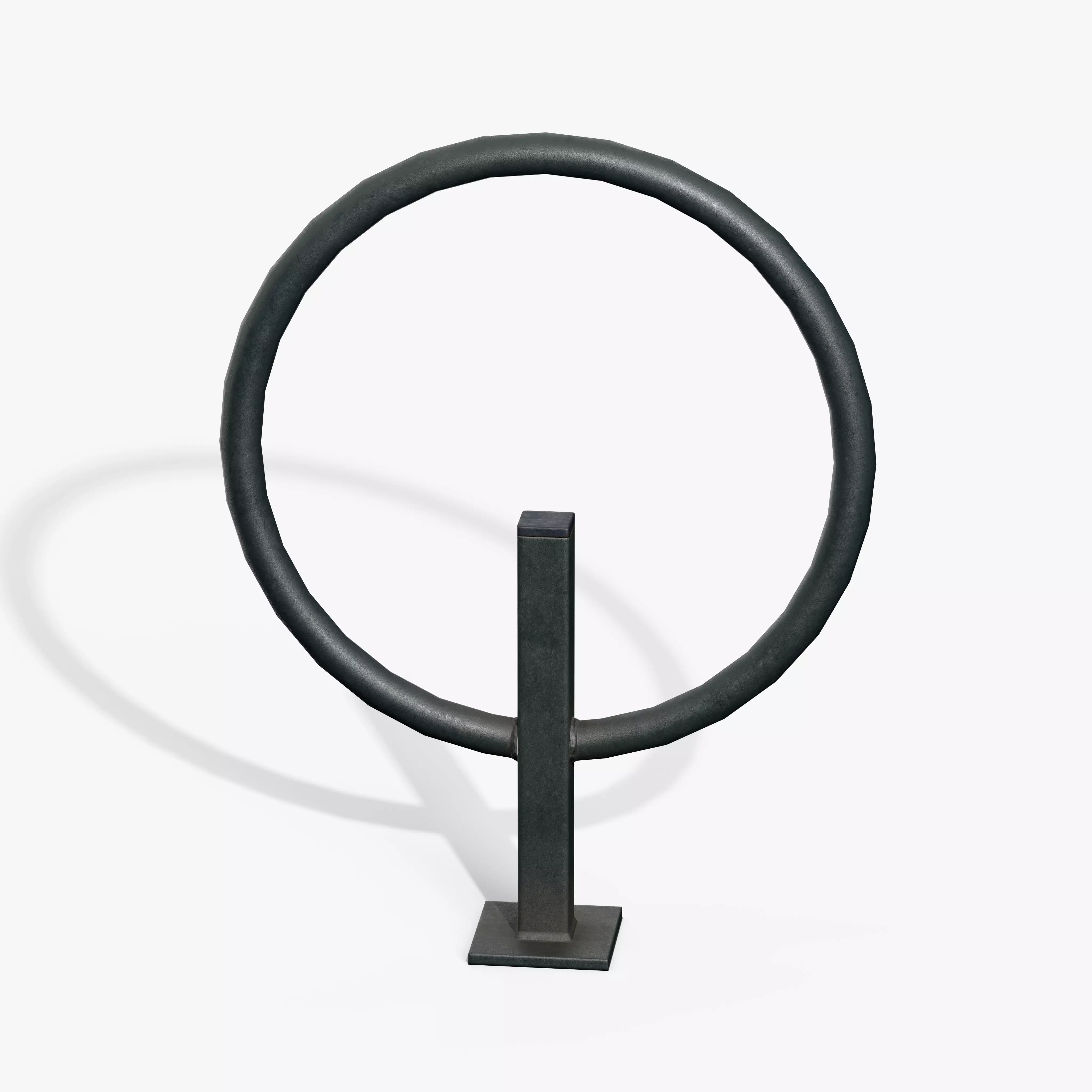 Bicycle Stand Type D Low-poly 3D model_8