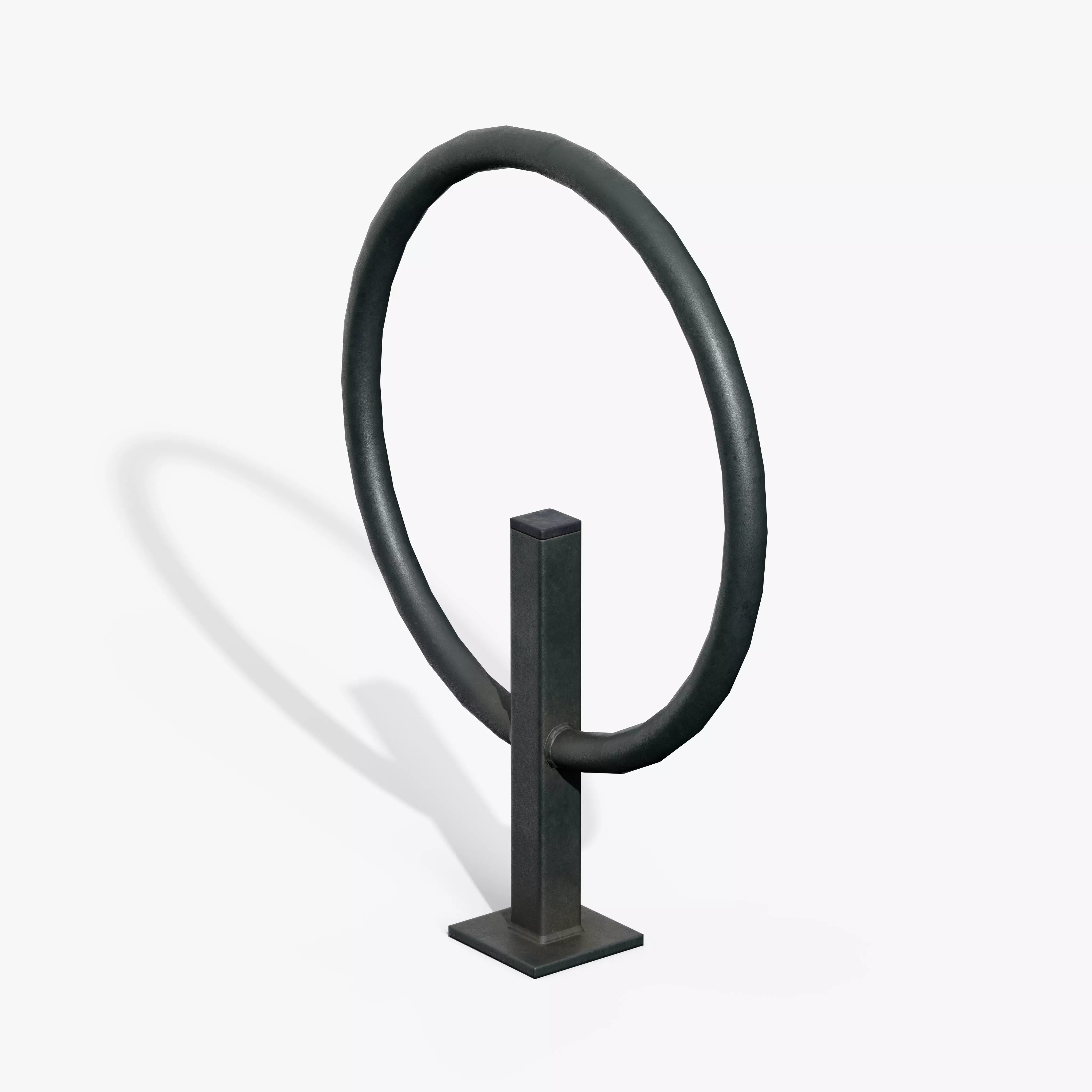 Bicycle Stand Type D Low-poly 3D model_7