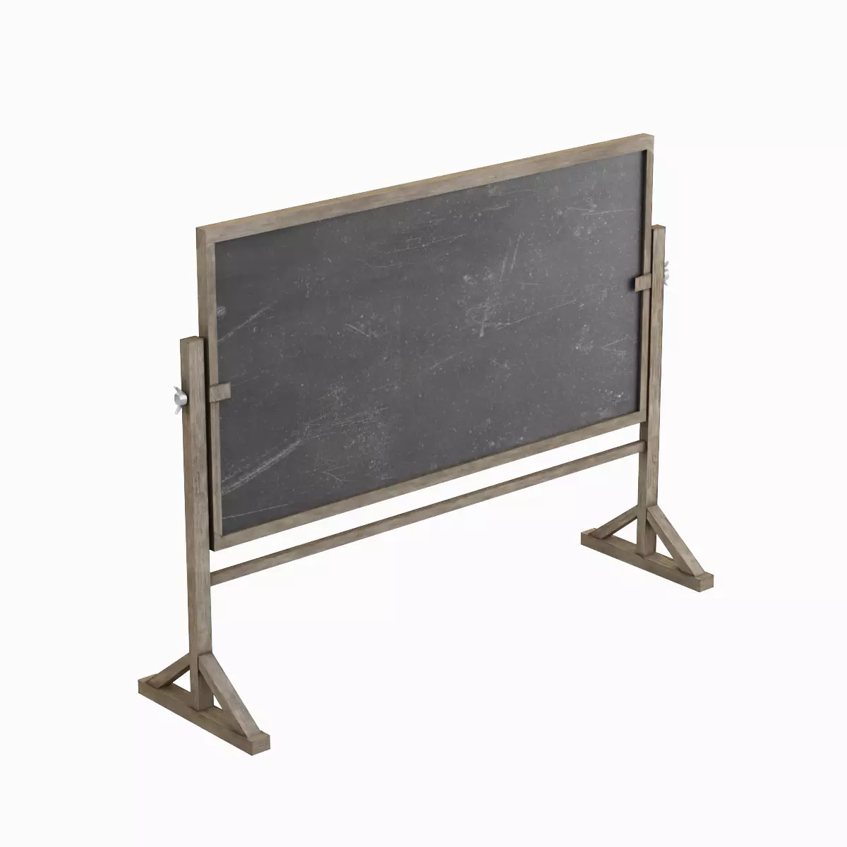 Chalkboard Set Low-poly 3D model_18