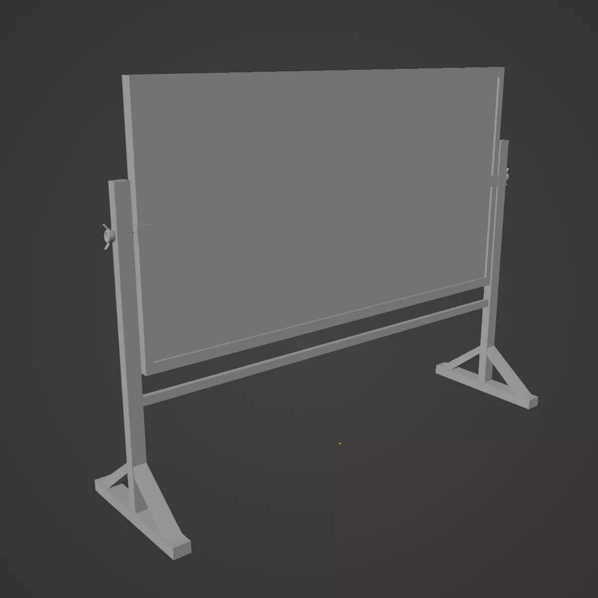 Chalkboard Set Low-poly 3D model_20