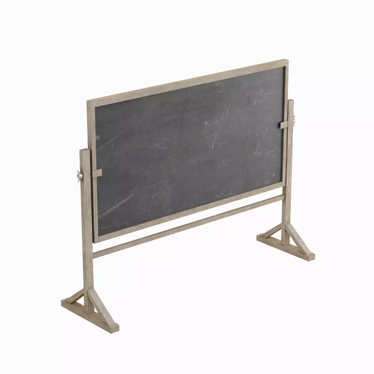 Chalkboard Set Low-poly 3D model_12