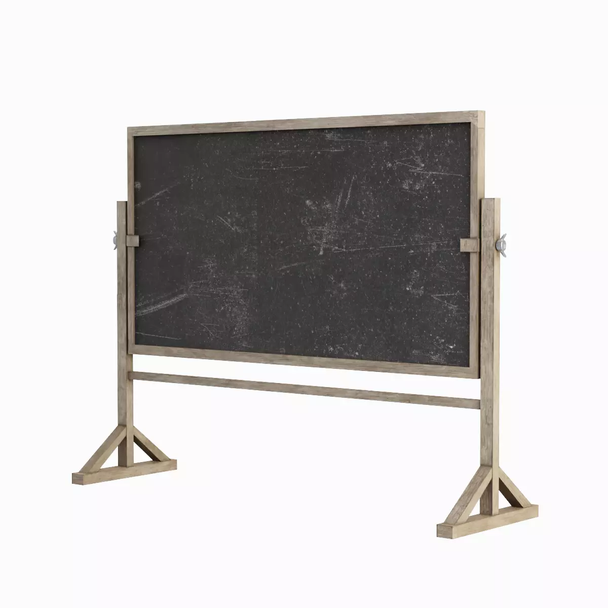 Chalkboard Set Low-poly 3D model_13