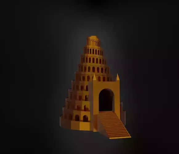 Dice Tower Babylon Castle DND Dice Tower - Babylon Dice Tower