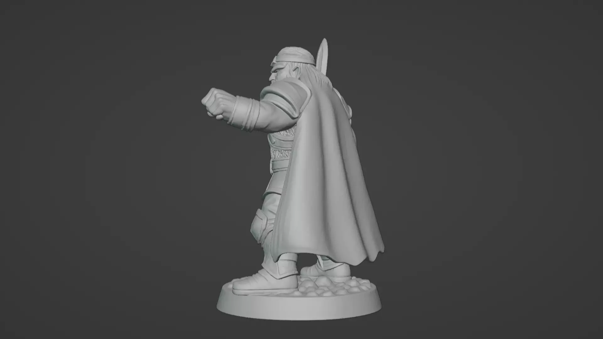 DND Hero Sword and Shield Captain Print Ready STL 3D print model_79