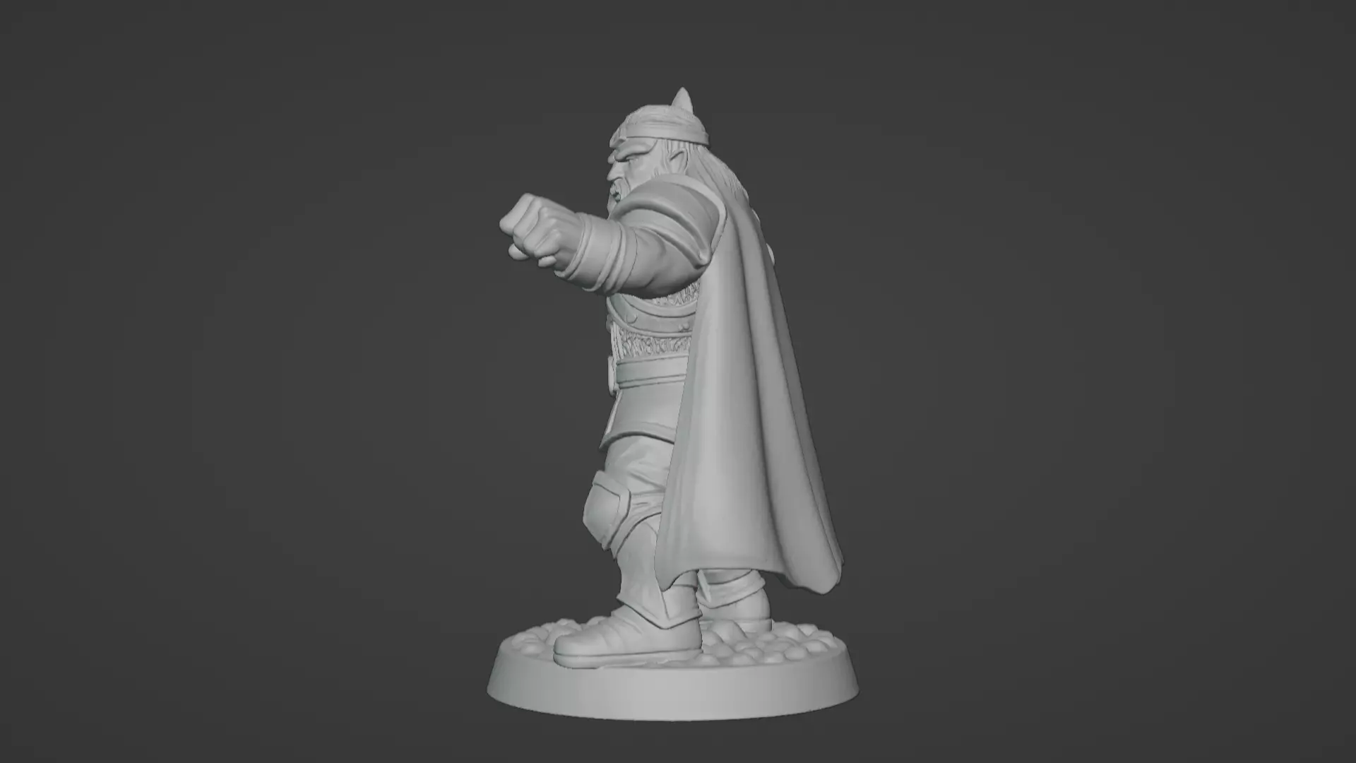 DND Hero Sword and Shield Captain Print Ready STL 3D print model_73