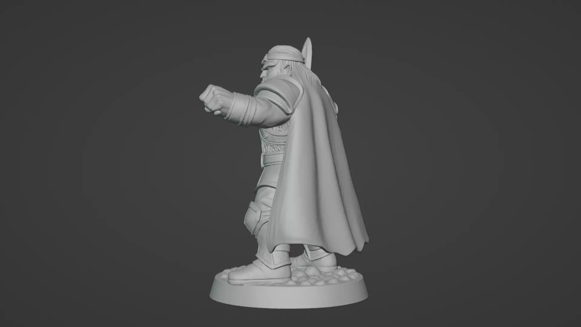 DND Hero Sword and Shield Captain Print Ready STL 3D print model_54