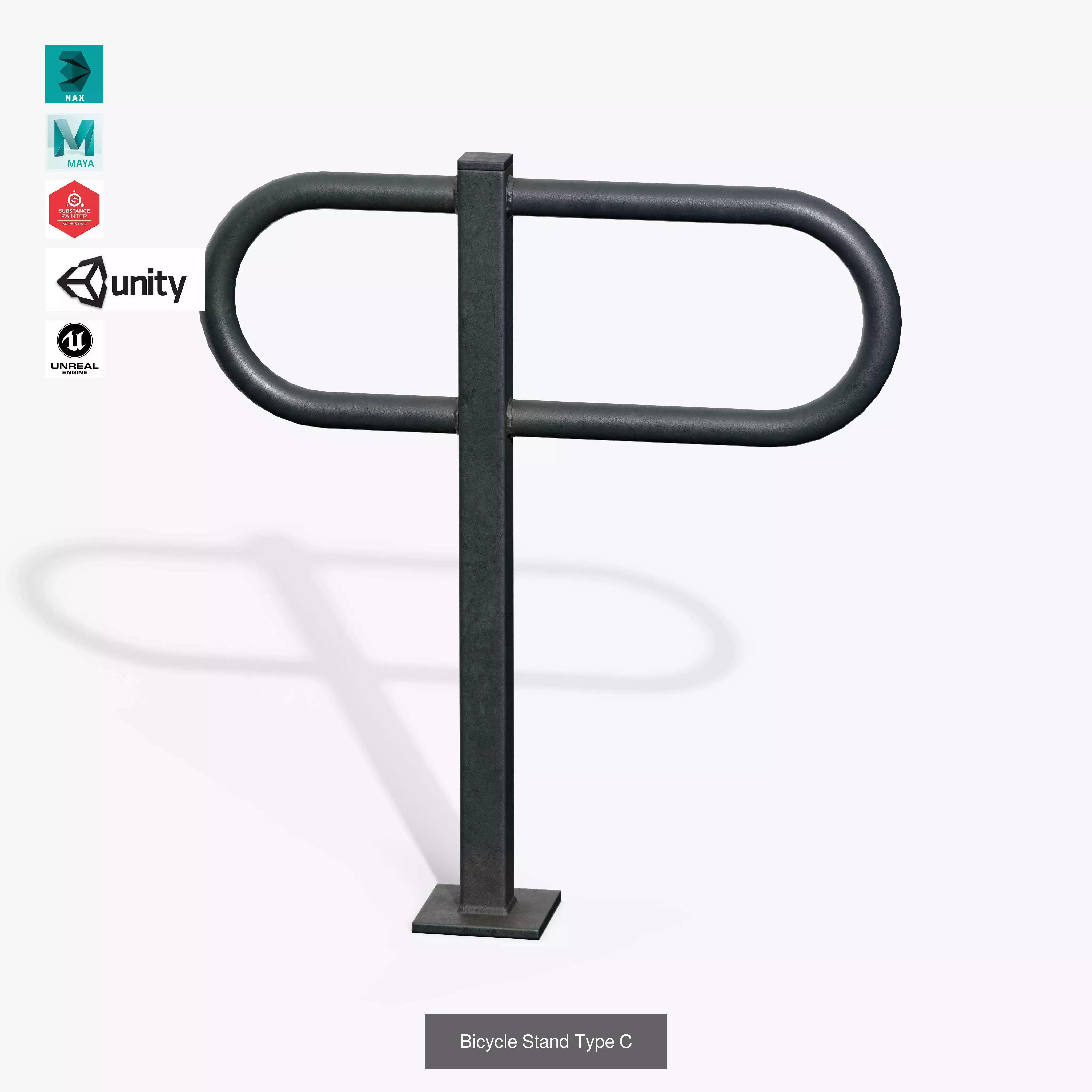 Bicycle Stand Pack 3D Model Collection_8