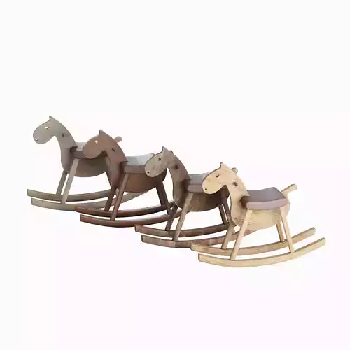 Wooden Rocking Horse Set