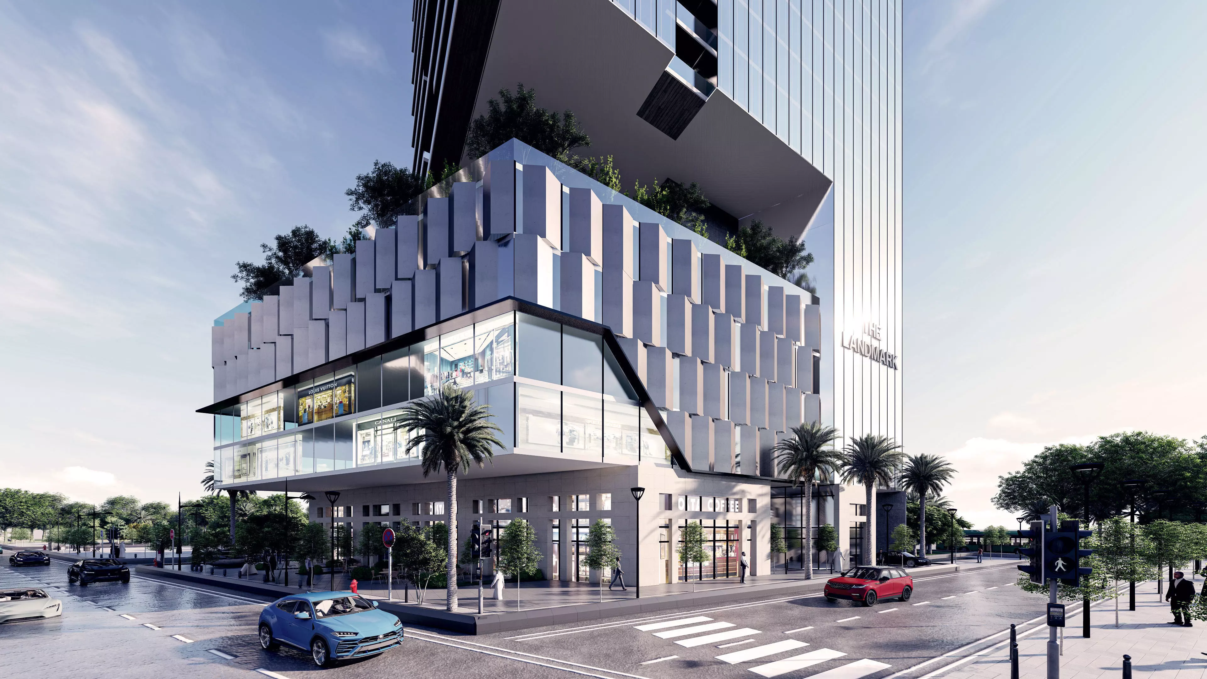 The Landmark Tower Exterior Design 3D model_5