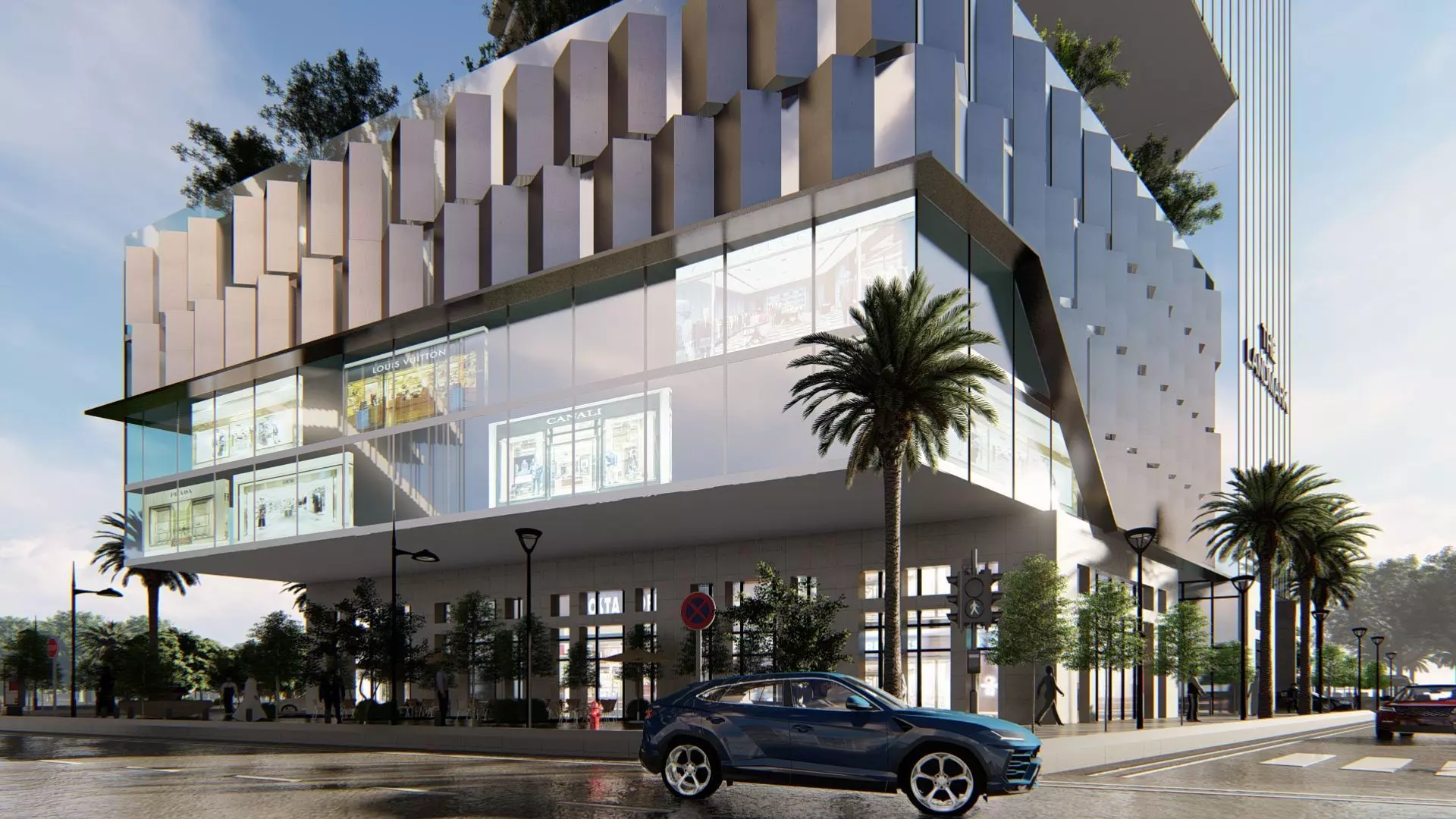 The Landmark Tower Exterior Design 3D model_13