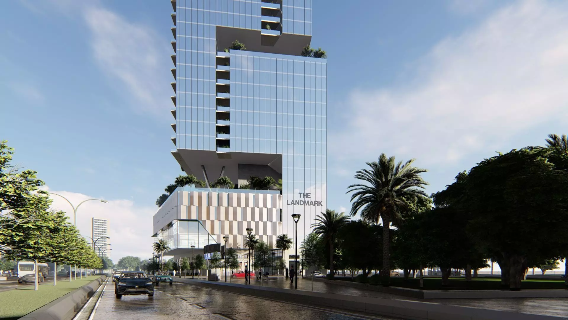 The Landmark Tower Exterior Design 3D model_14