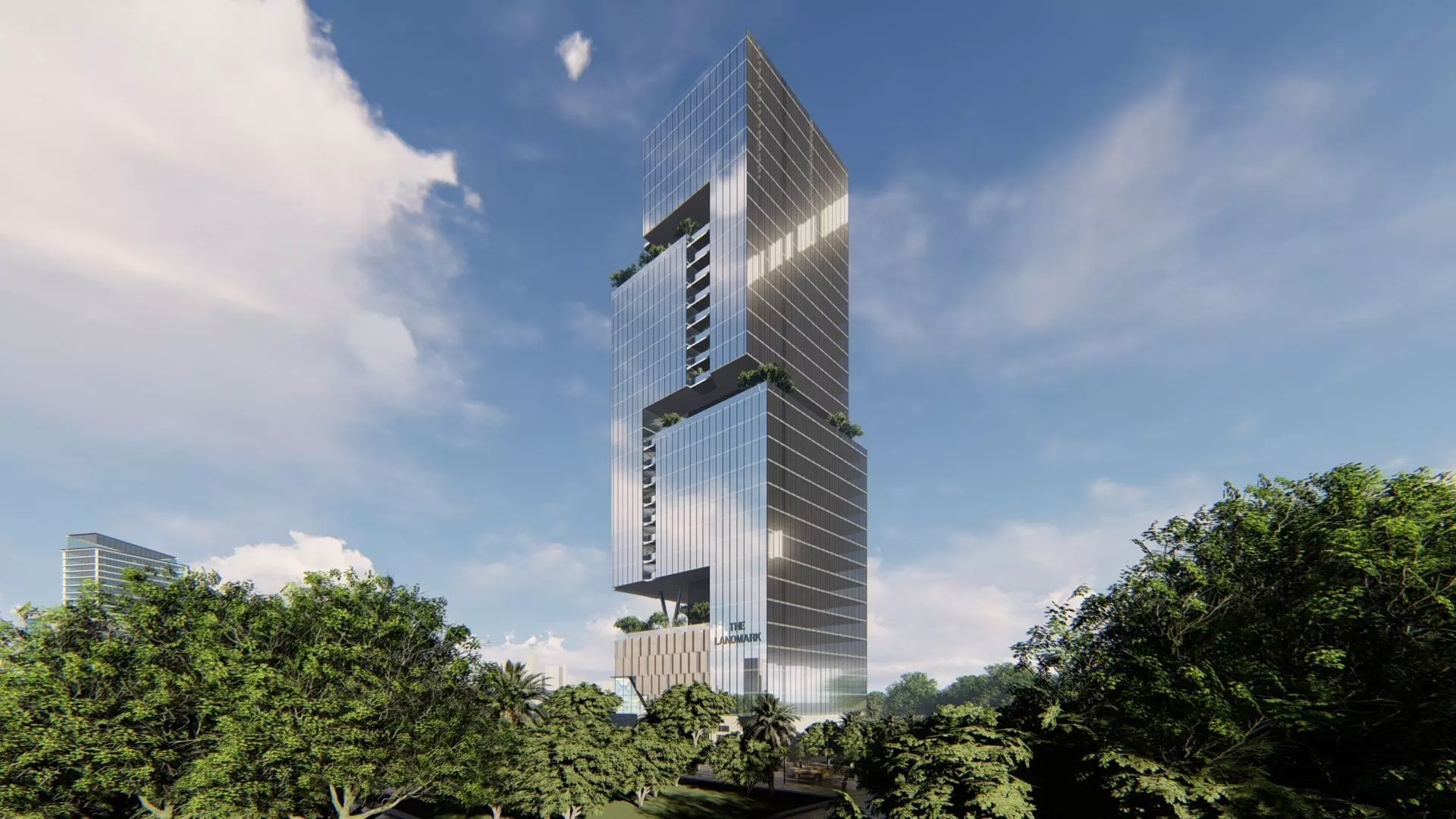 The Landmark Tower Exterior Design 3D model_19