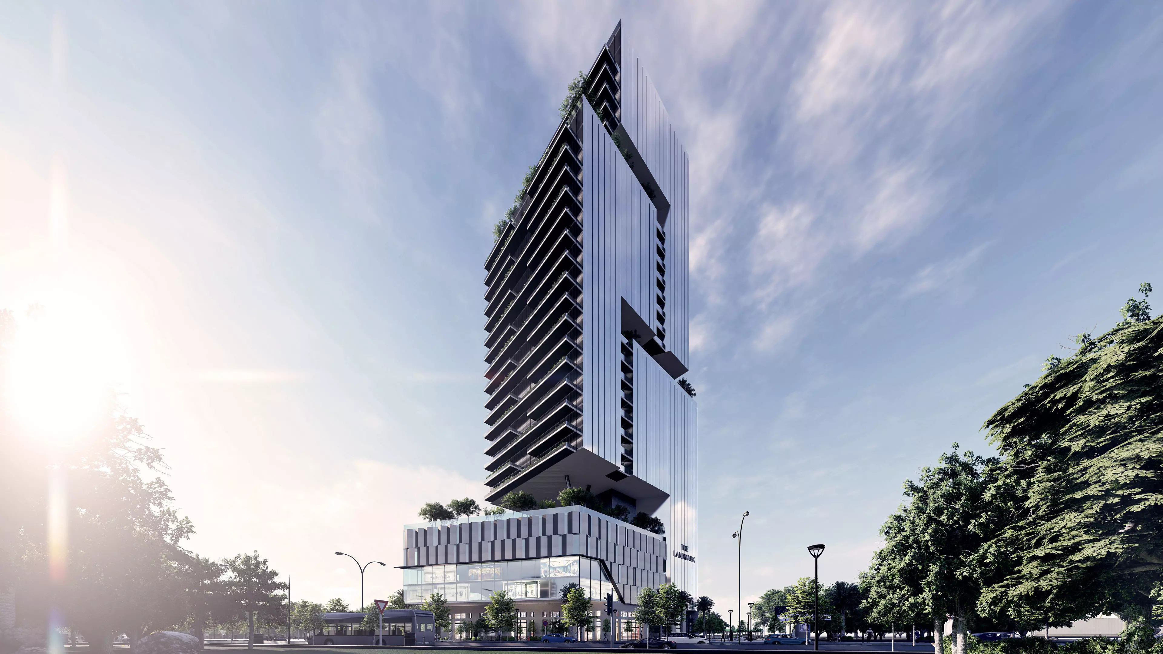 The Landmark Tower Exterior Design 3D model_10