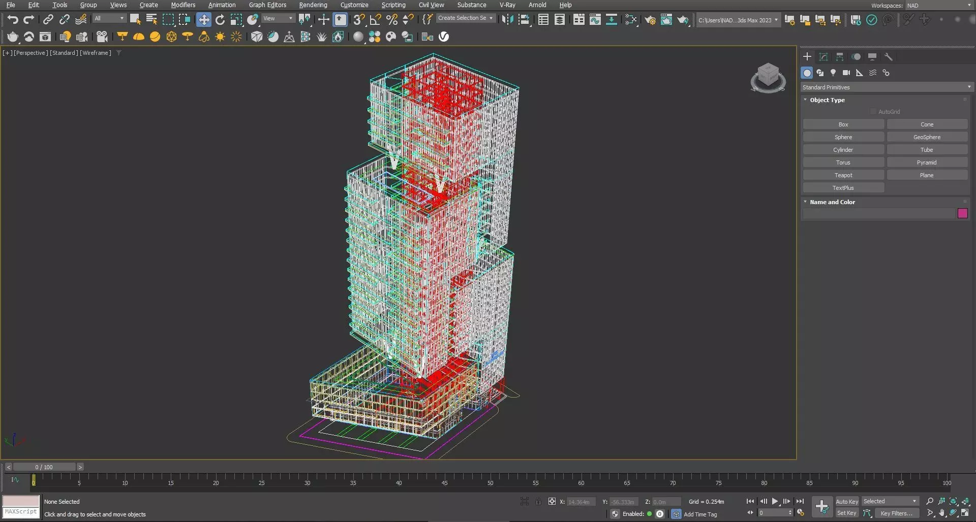 The Landmark Tower Exterior Design 3D model_12