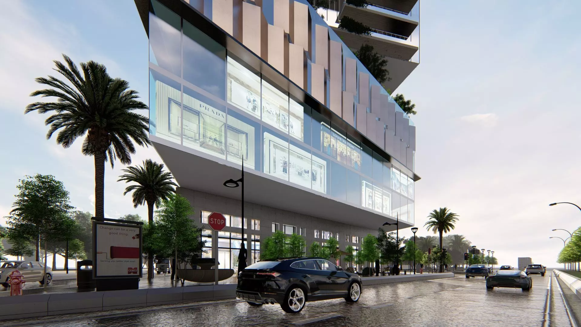 The Landmark Tower Exterior Design 3D model_17