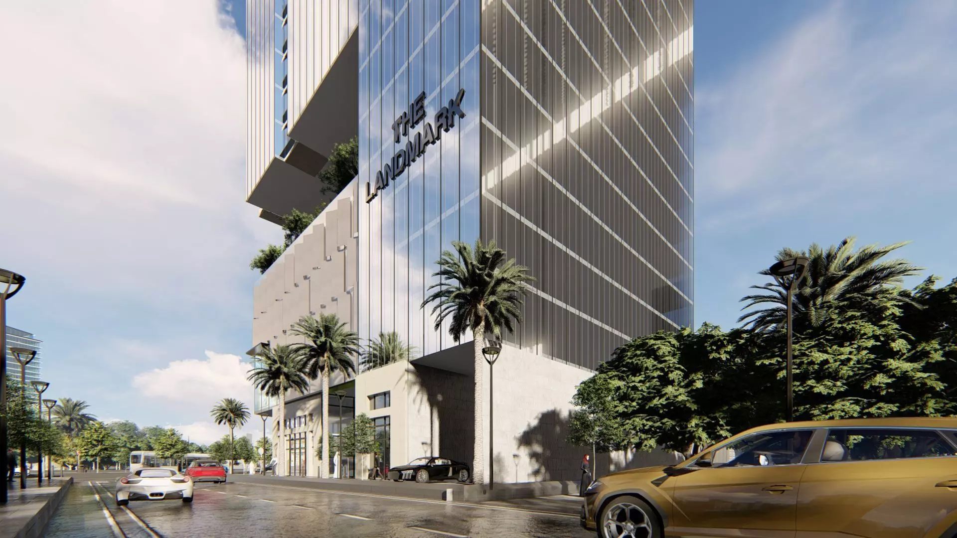 The Landmark Tower Exterior Design 3D model_15