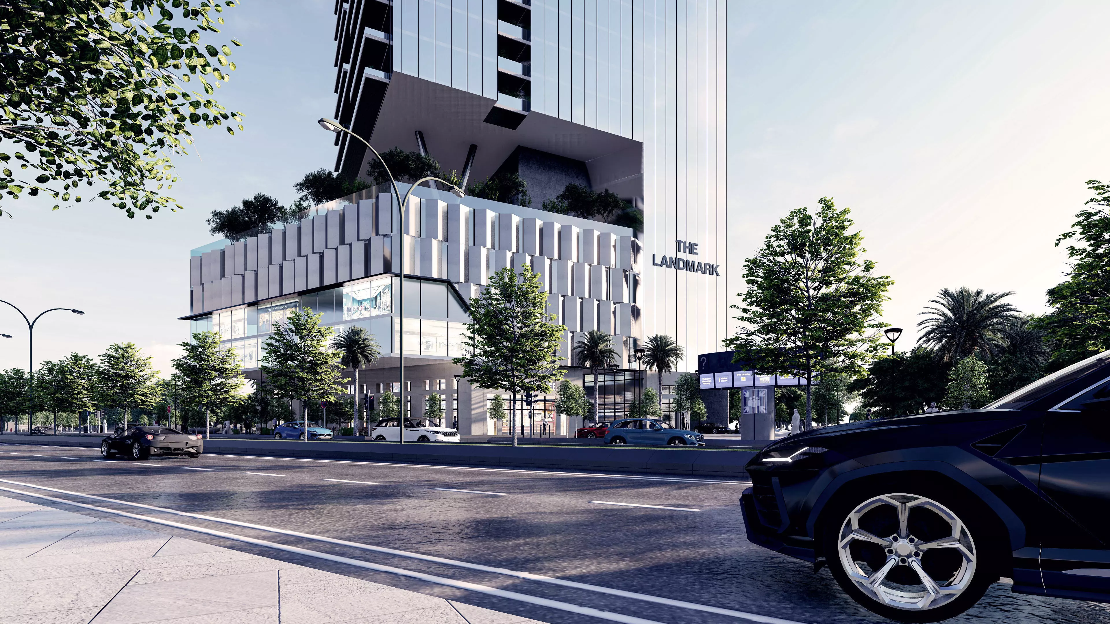 The Landmark Tower Exterior Design 3D model_9