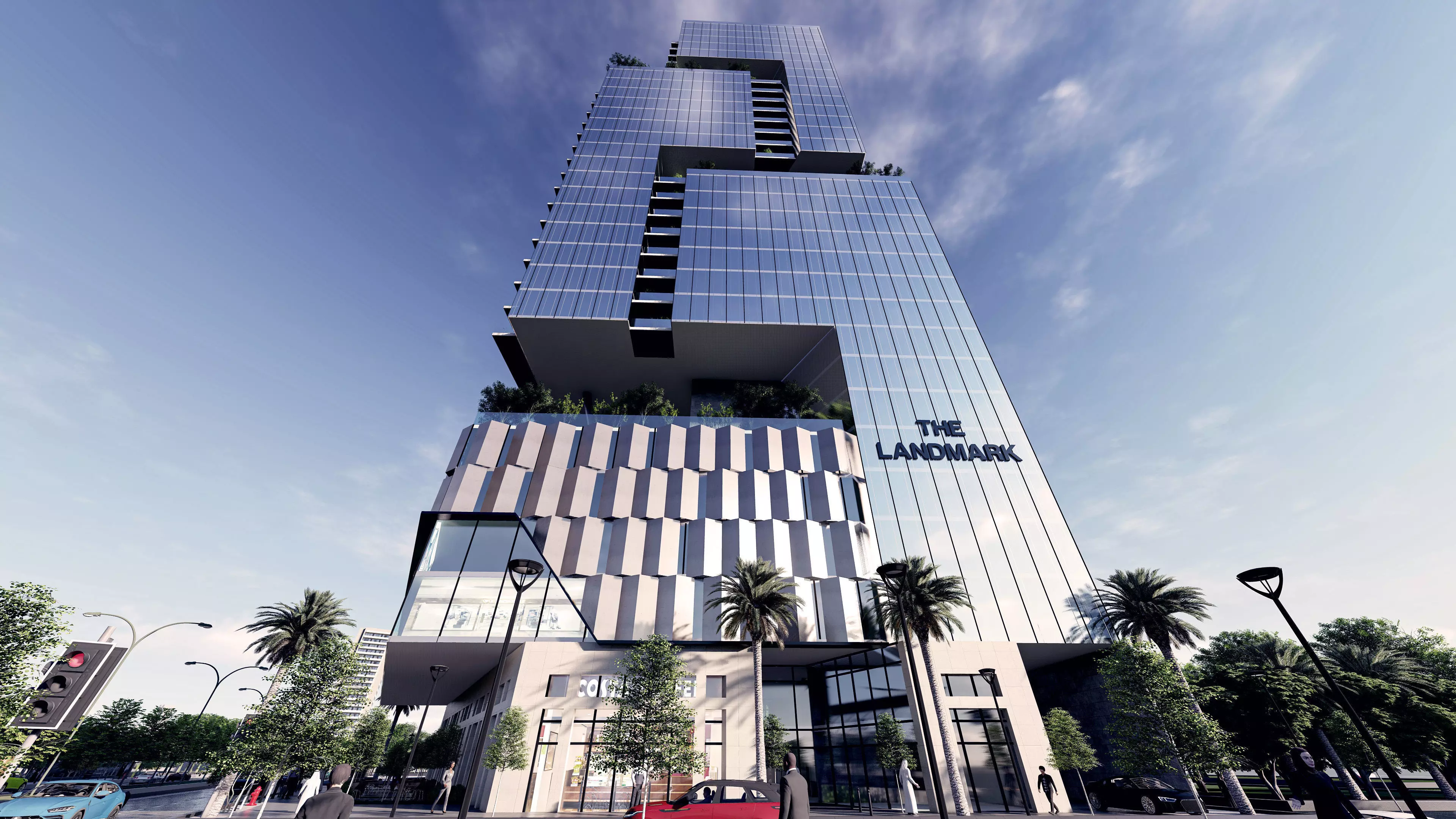 The Landmark Tower Exterior Design 3D model_6