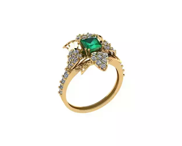 Princess Flowers Rings