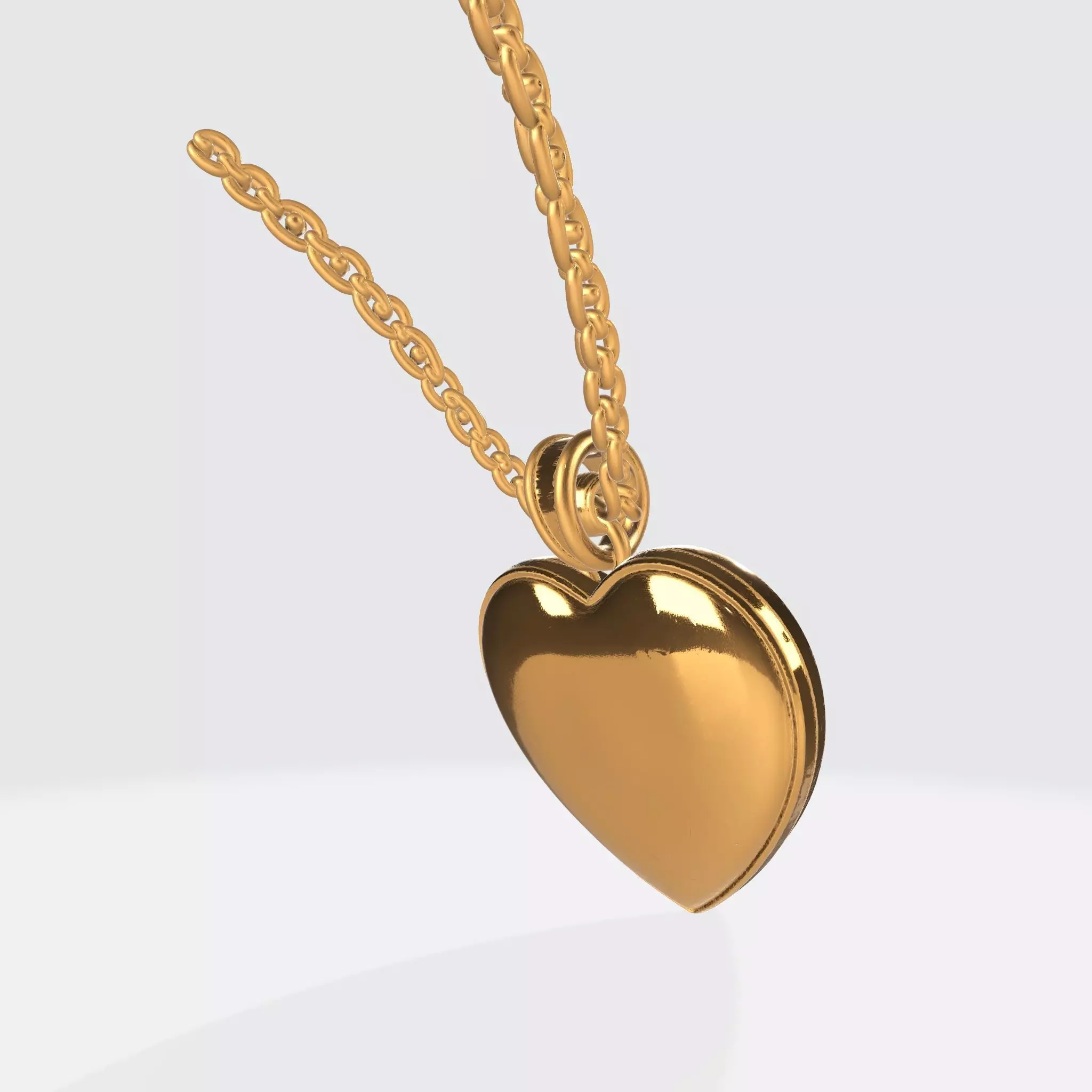 BTC Crypto Pendant Keychain 3 3D print model_1