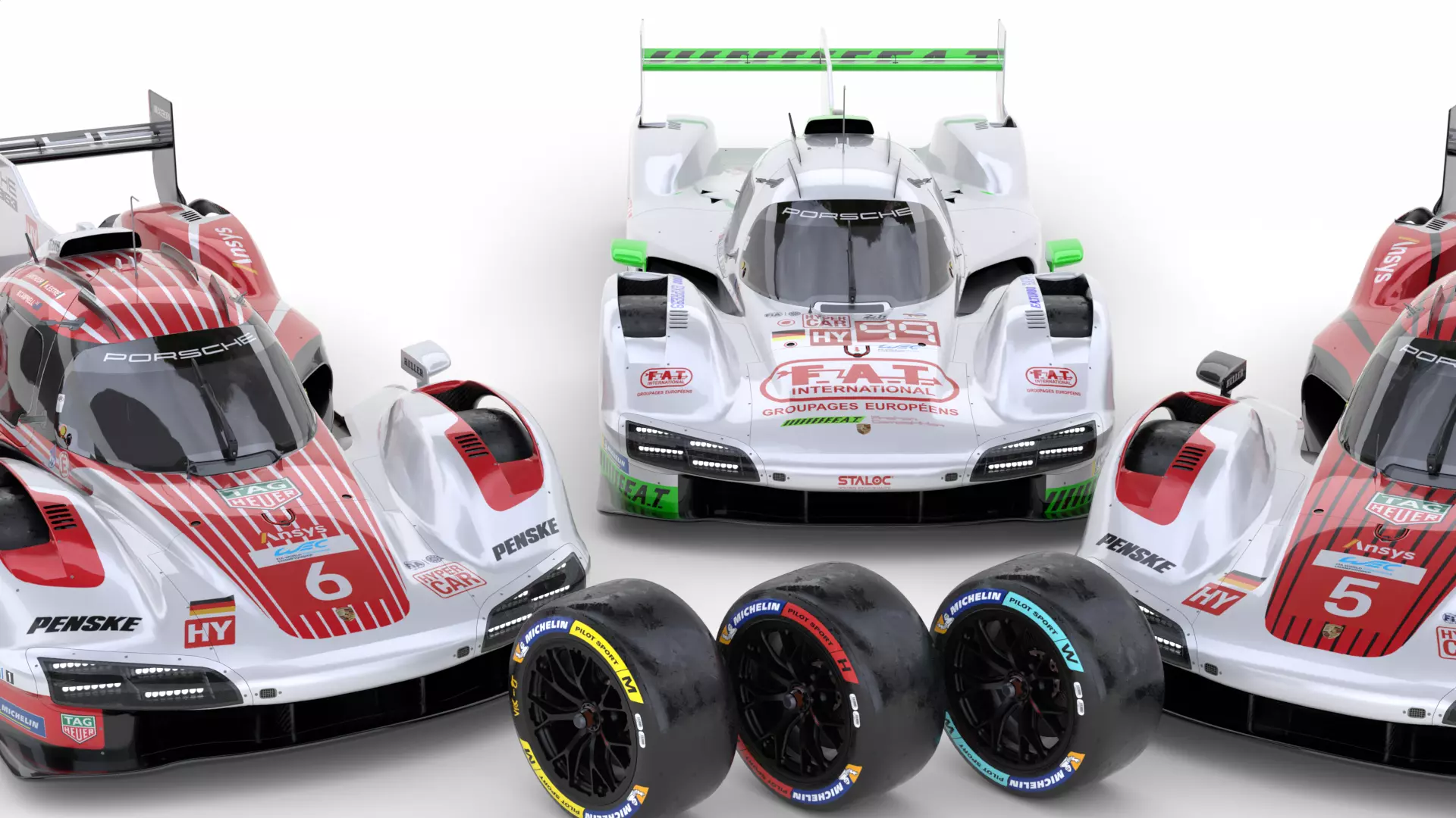 2025 WEC Hyper car class pack 3D Model Collection_2