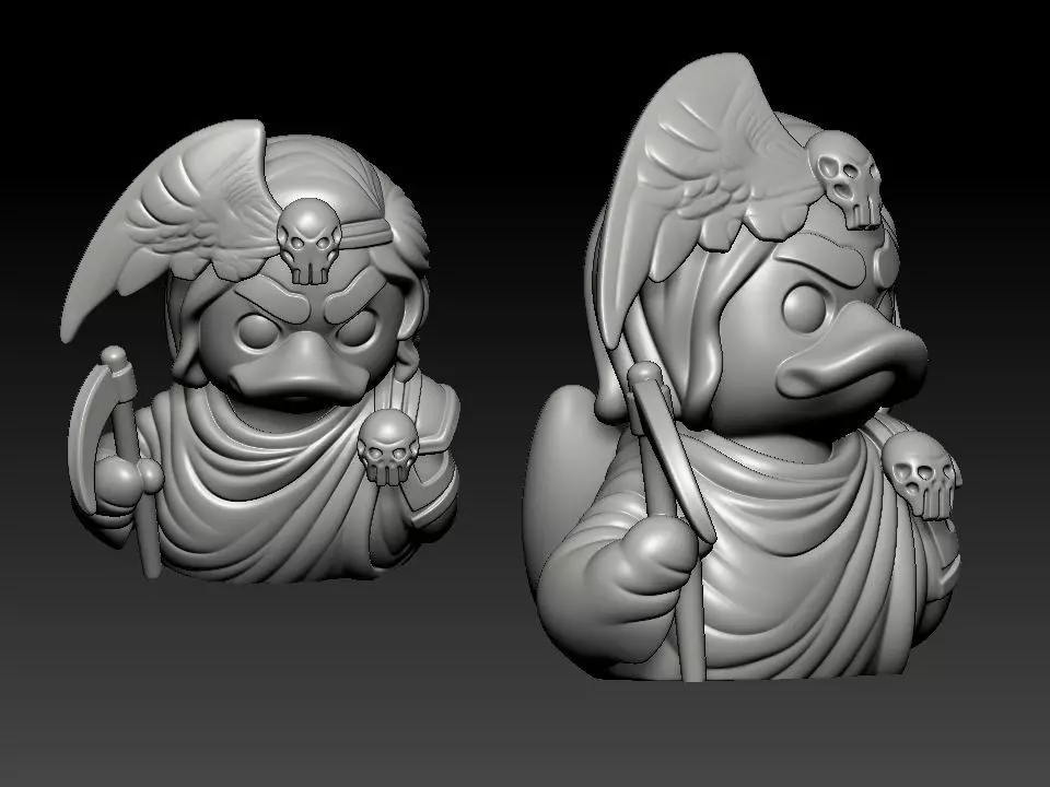 Rubber Duck - Thanatos - Gods model - 3D print 3D print model_3