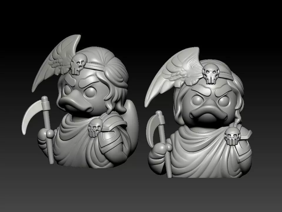 Rubber Duck - Thanatos - Gods model - 3D print 3D print model_1