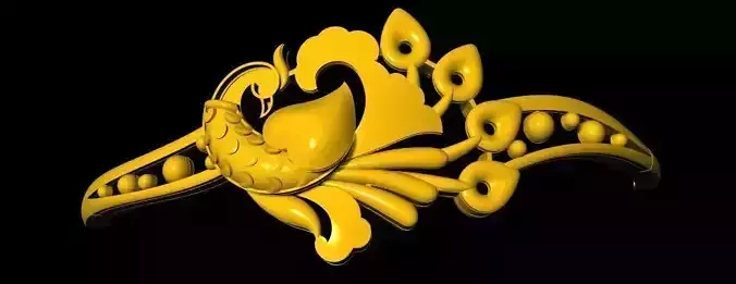 peacock bracelet 3dm file 