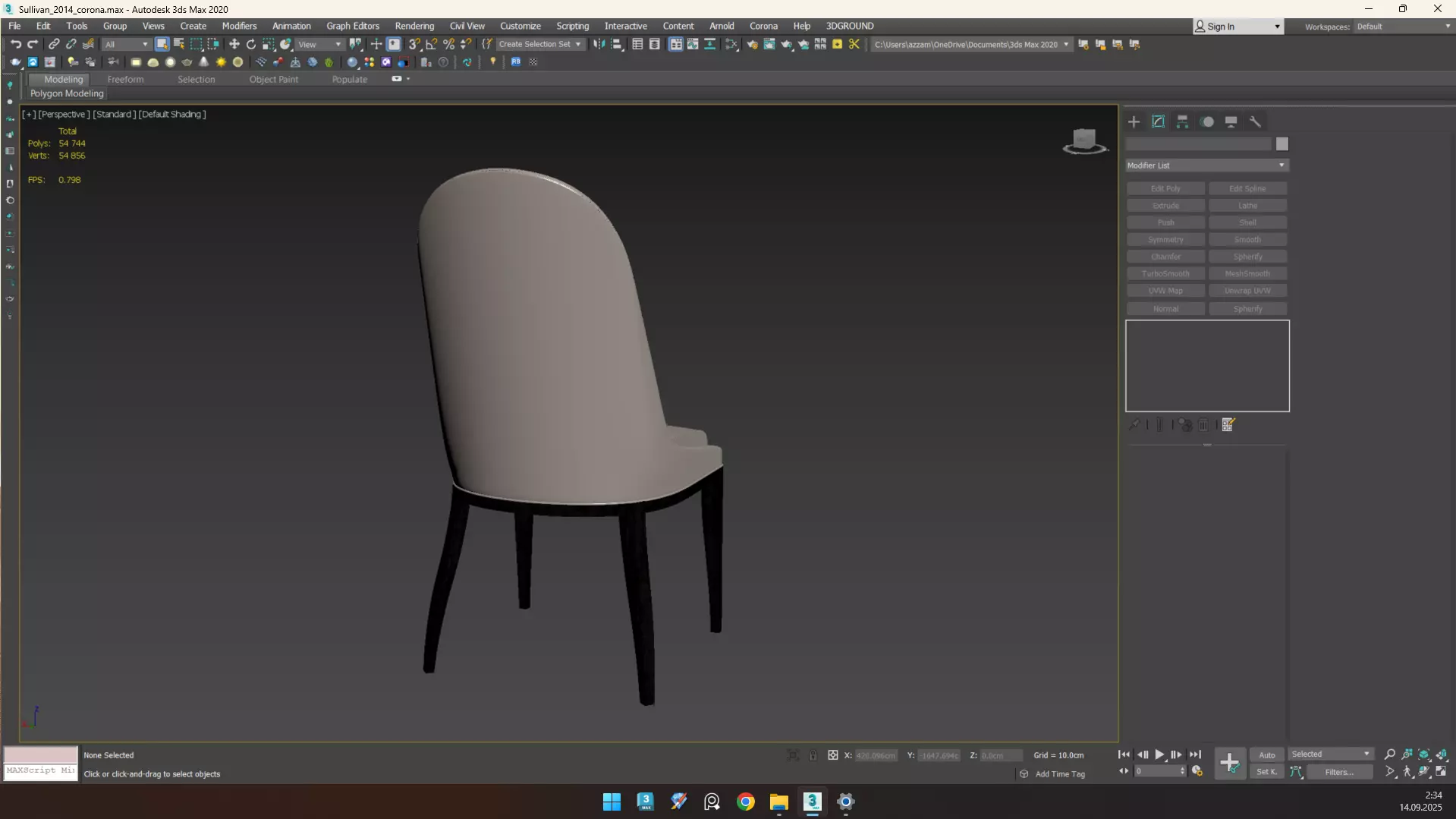 Sullivan Low-poly 3D model_5