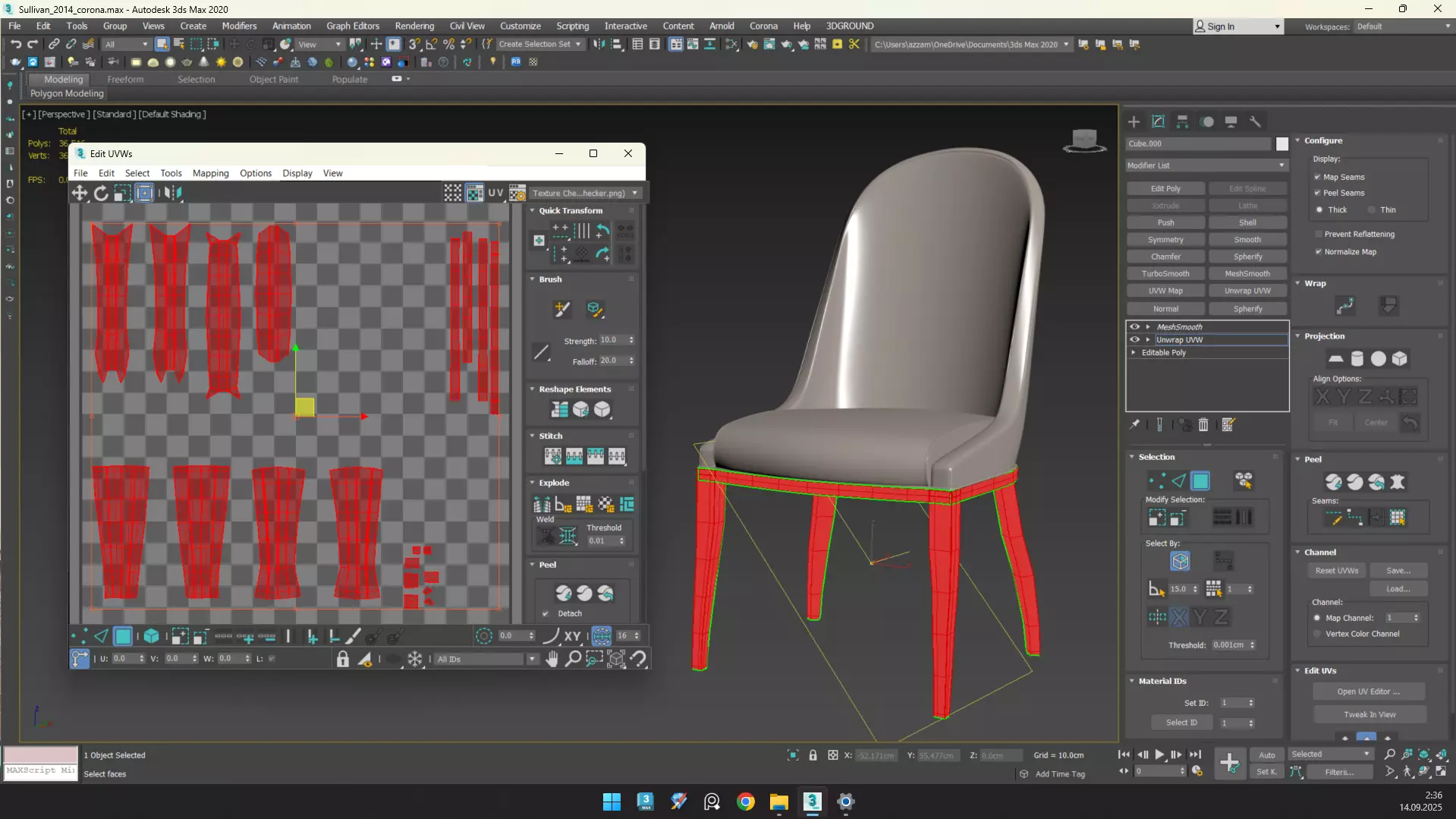 Sullivan Low-poly 3D model_10