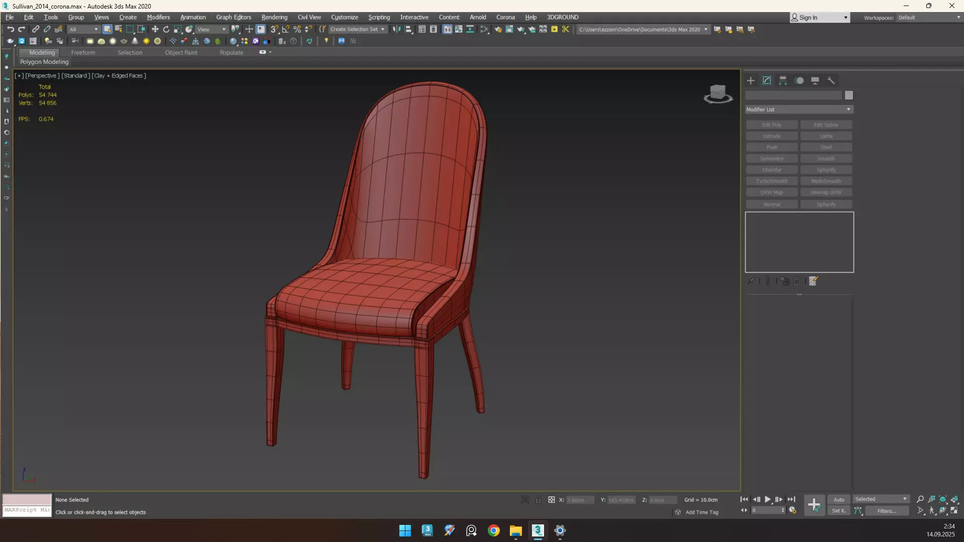 Sullivan Low-poly 3D model_6