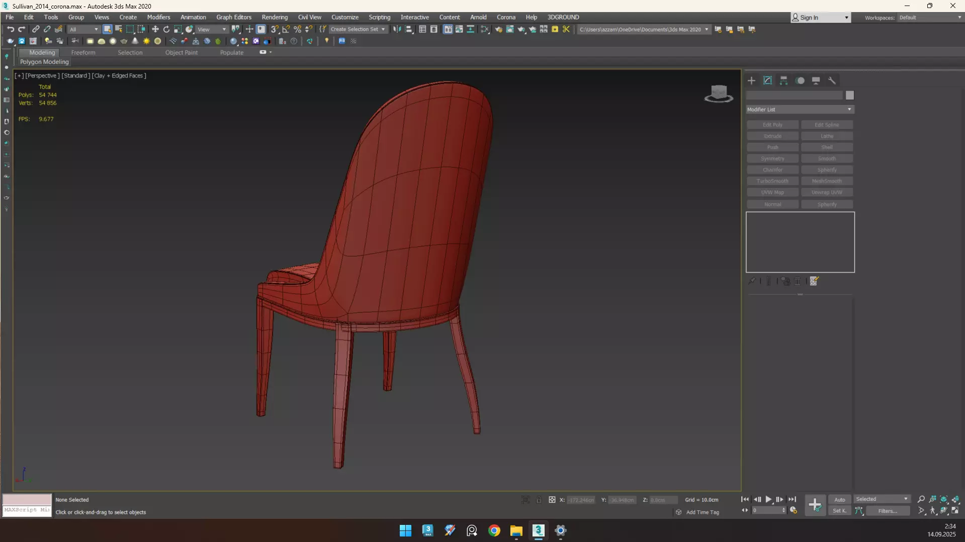 Sullivan Low-poly 3D model_7