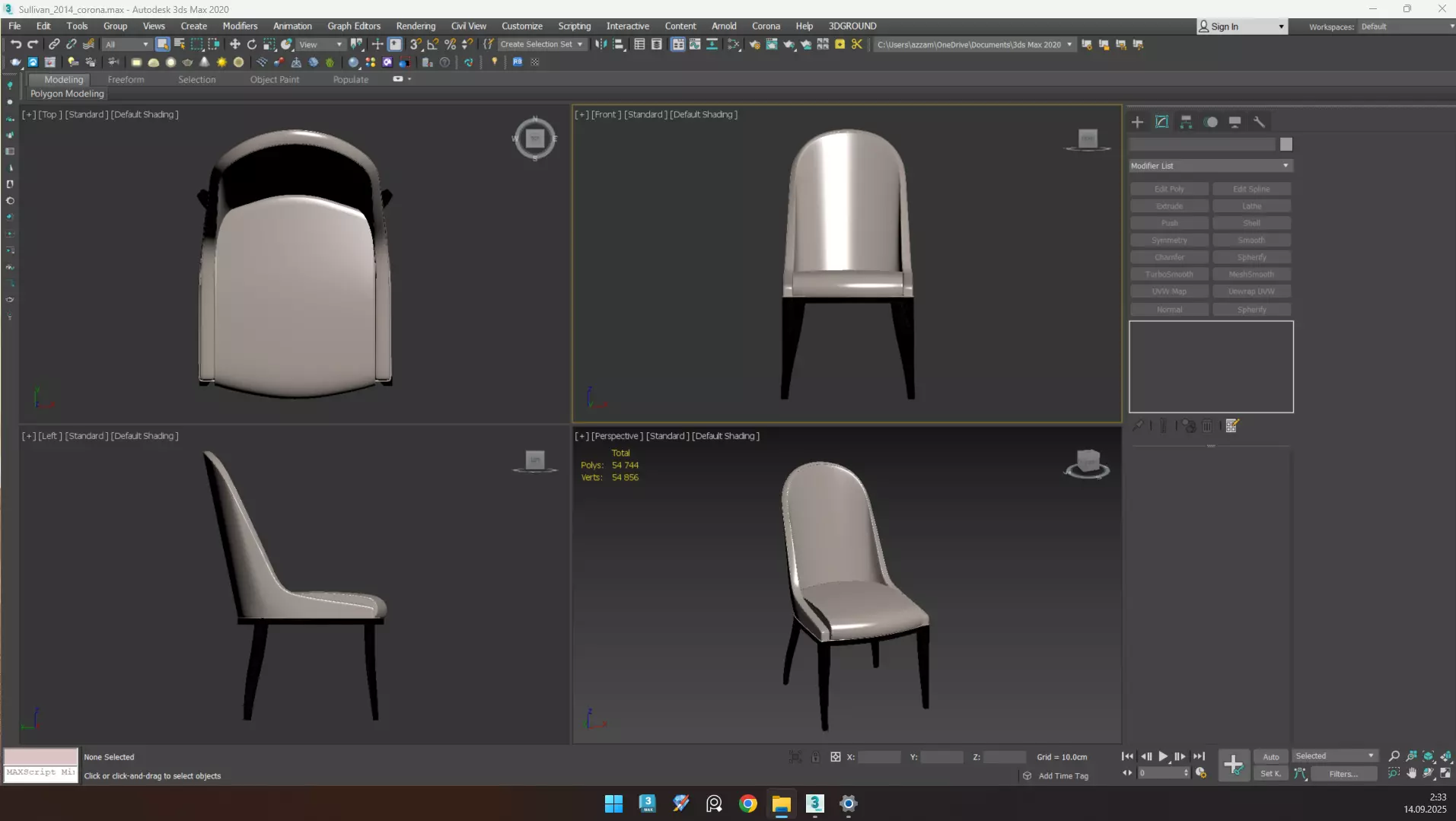 Sullivan Low-poly 3D model_3