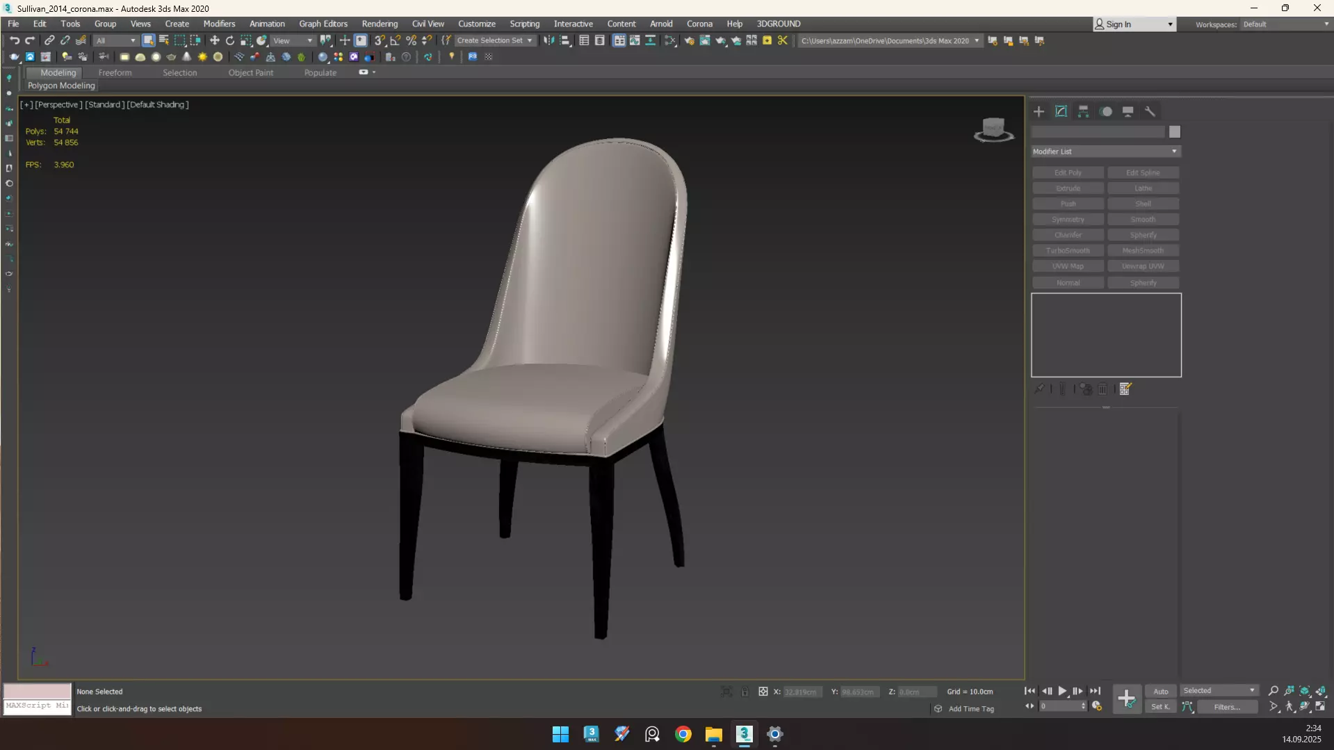 Sullivan Low-poly 3D model_4
