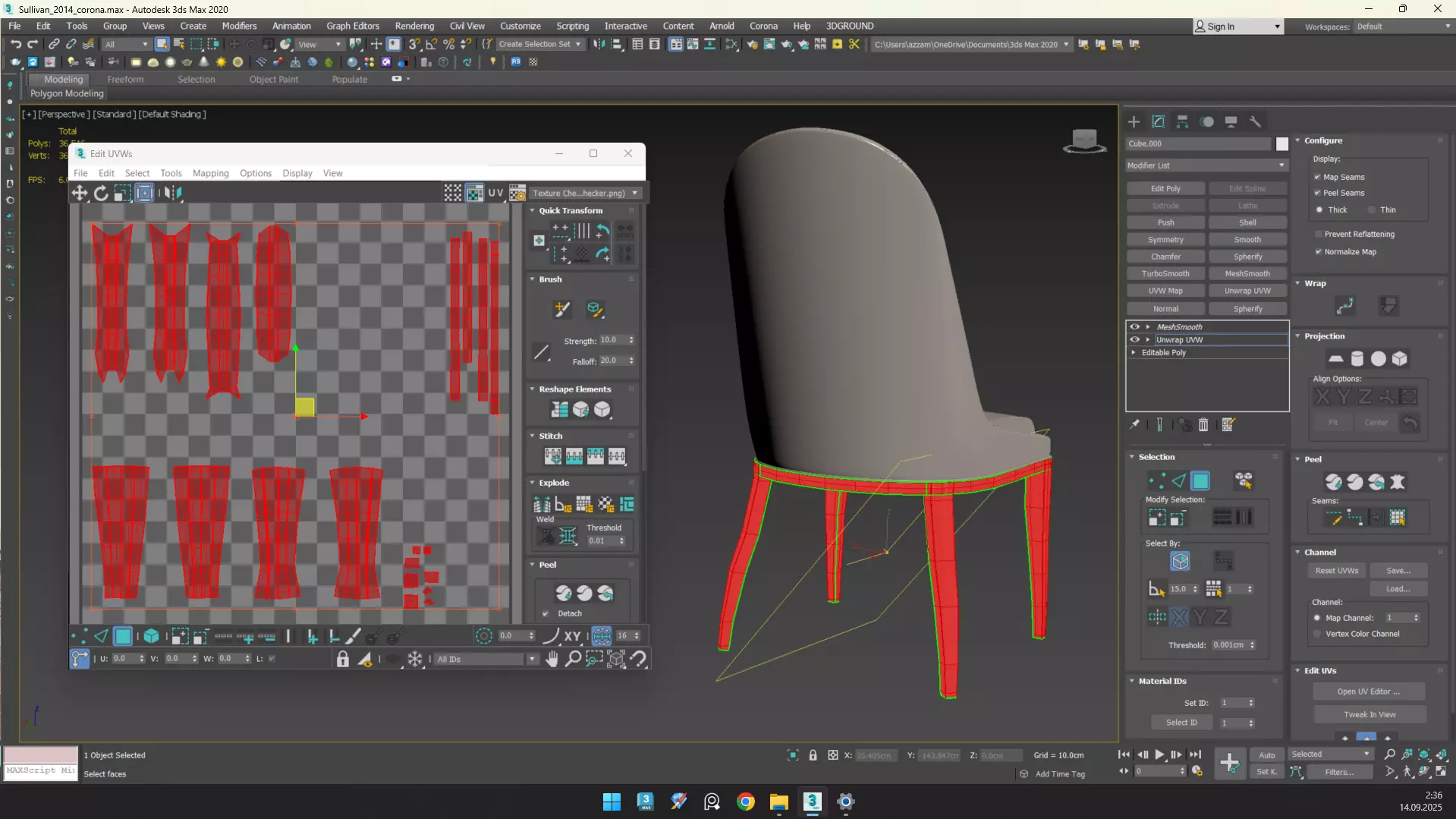 Sullivan Low-poly 3D model_11