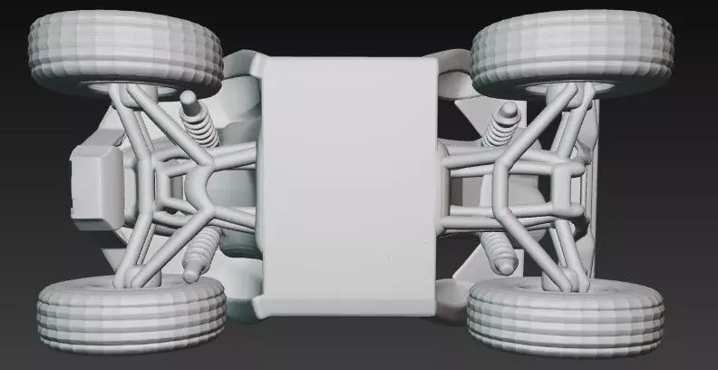 Quad - ATV 3D model_2