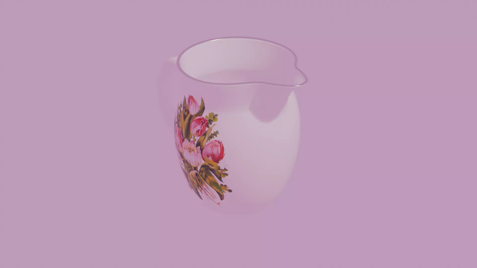 3D Jug  Realistic Kitchenware Model 3D model_0