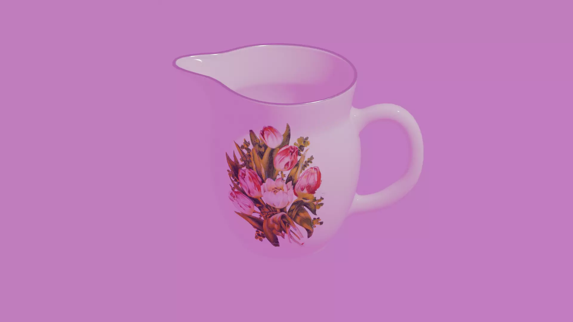 3D Jug  Realistic Kitchenware Model 3D model_4