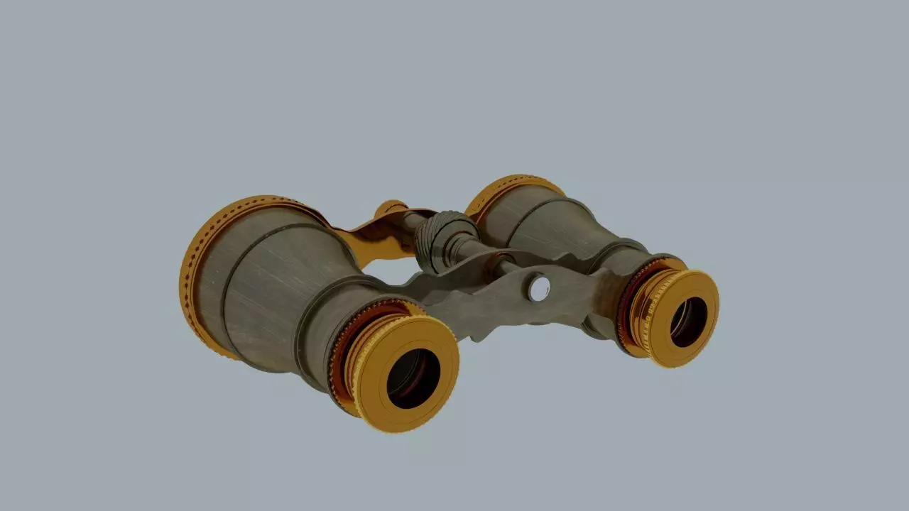 Theatre binoculars 3D model_2