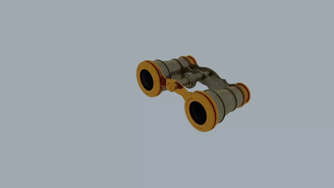 Theatre binoculars 3D model_1