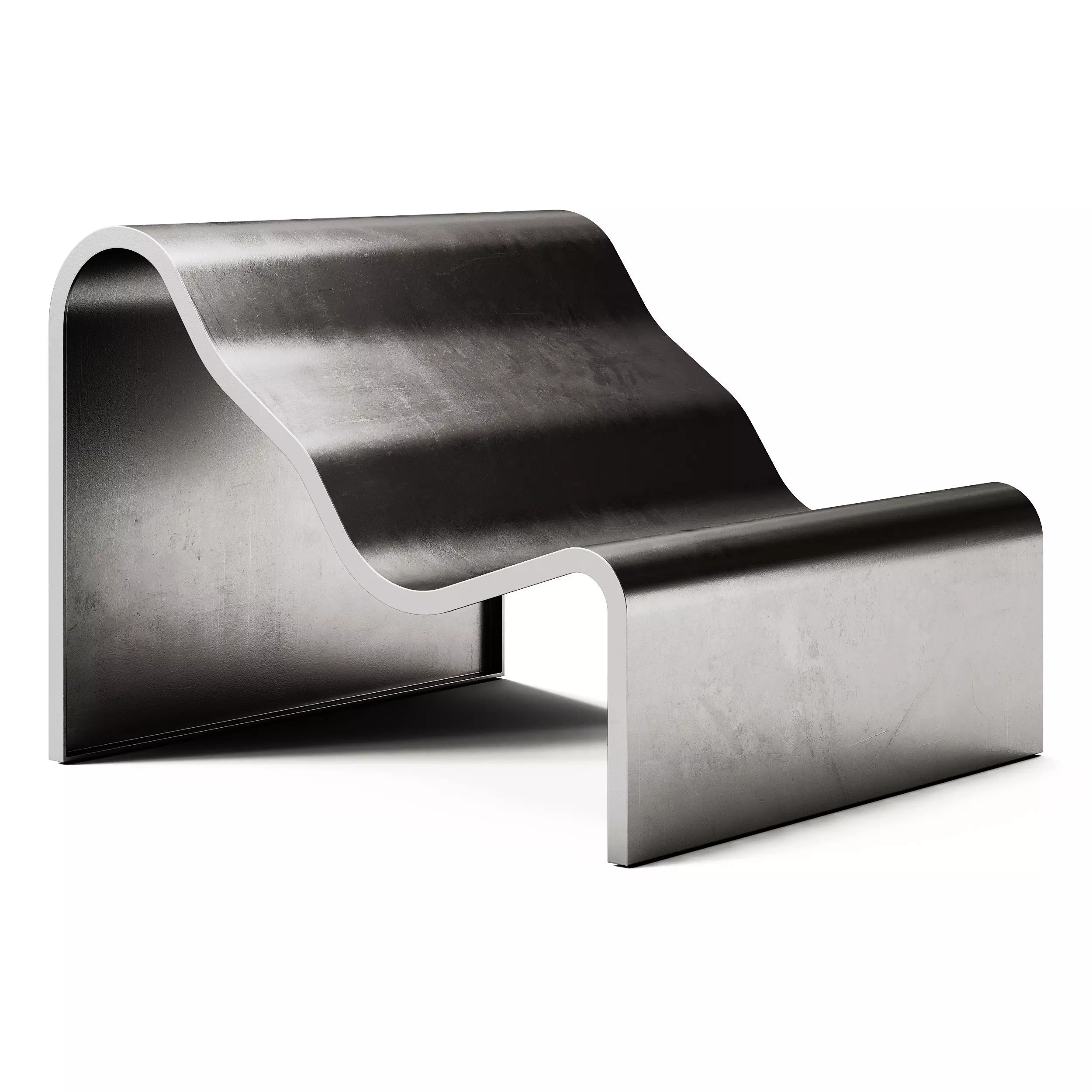 Muuto Dream View Bench Outdoor 3D model