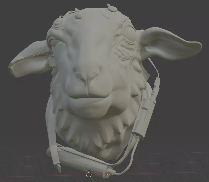 Alien Earth Sheep T Ocellus 3D model 3D printable | CGTrader